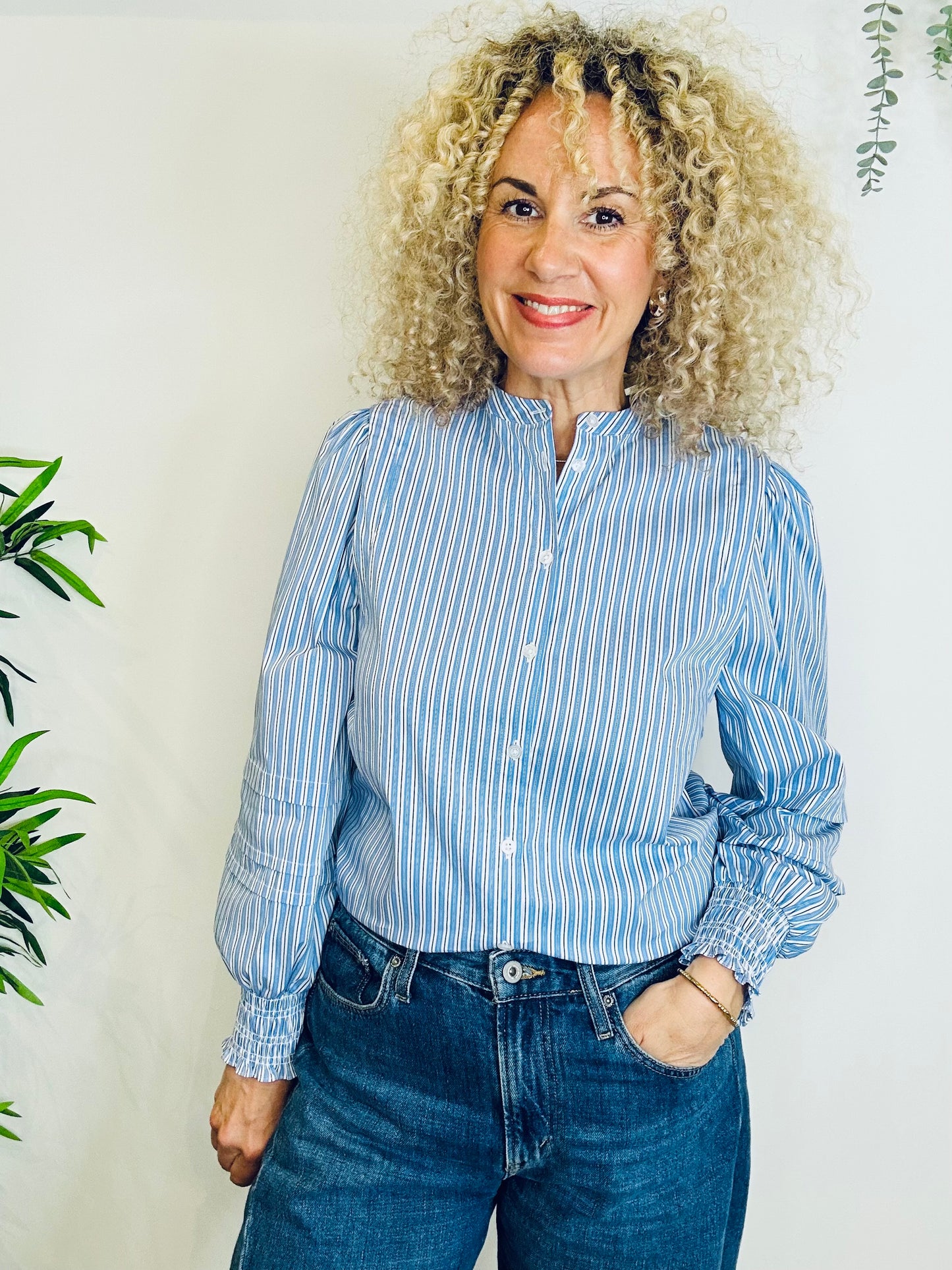 Striped Tenby Shirt - Size S