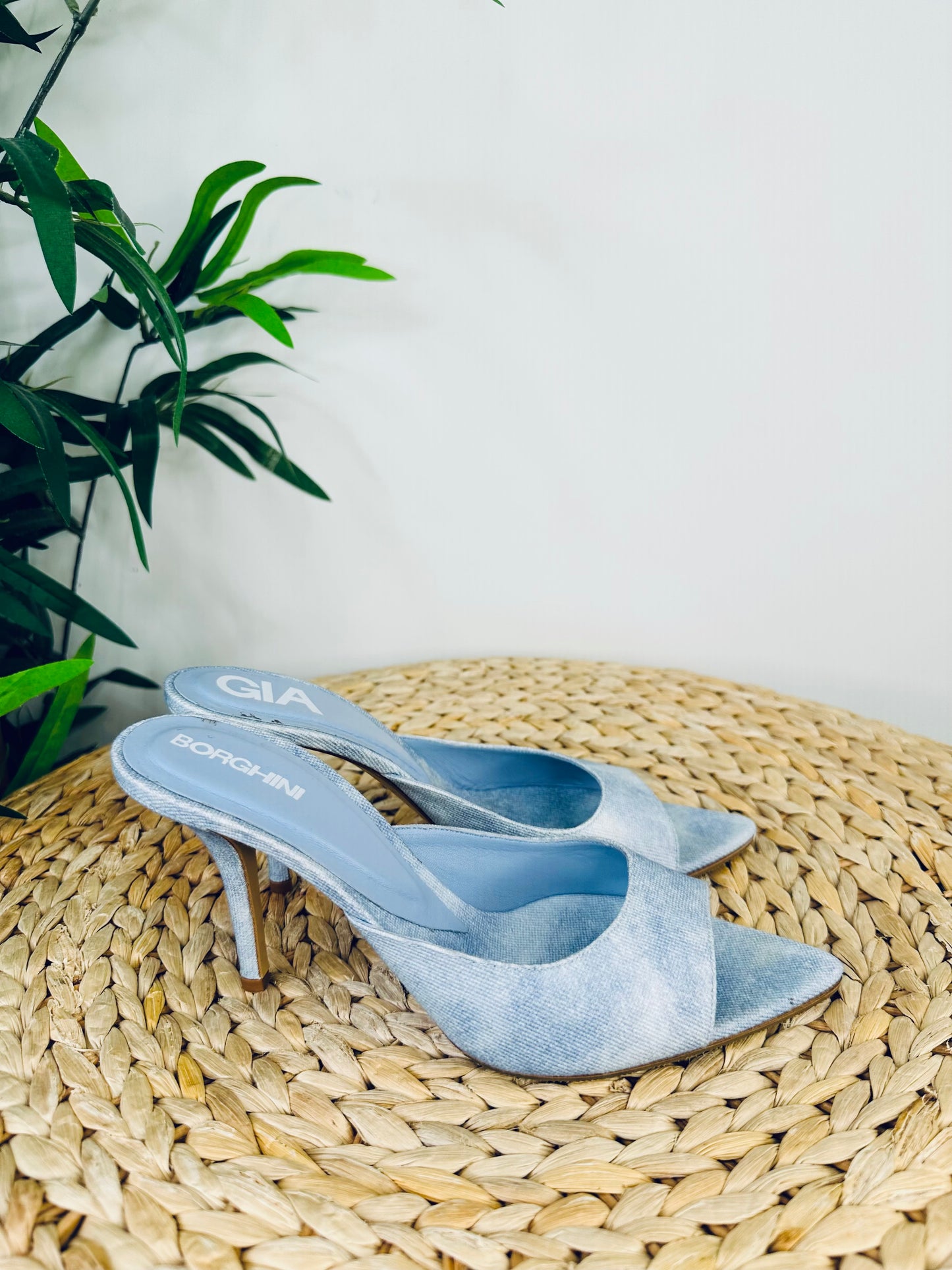 Denim Heels - Size 38.5