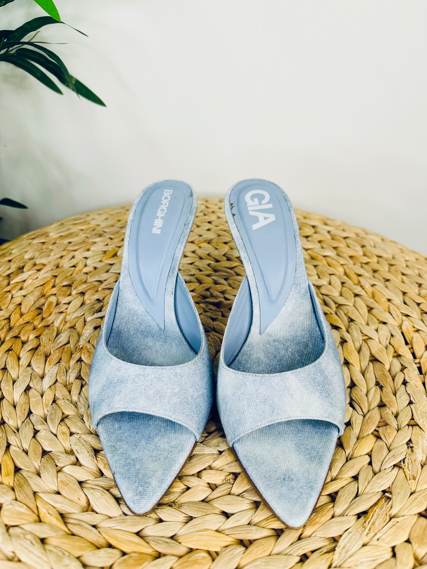 Denim Heels - Size 38.5