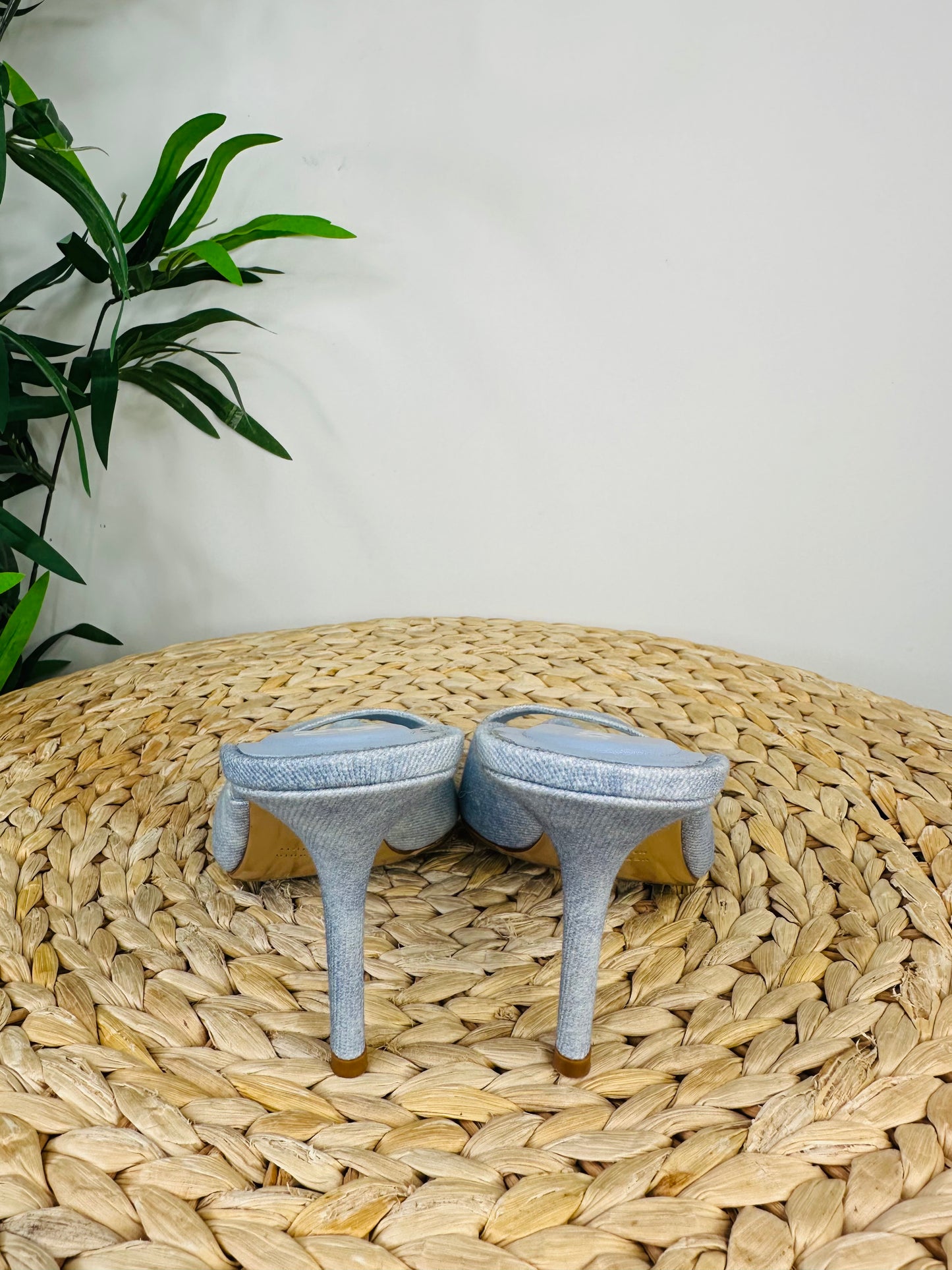 Denim Heels - Size 38.5