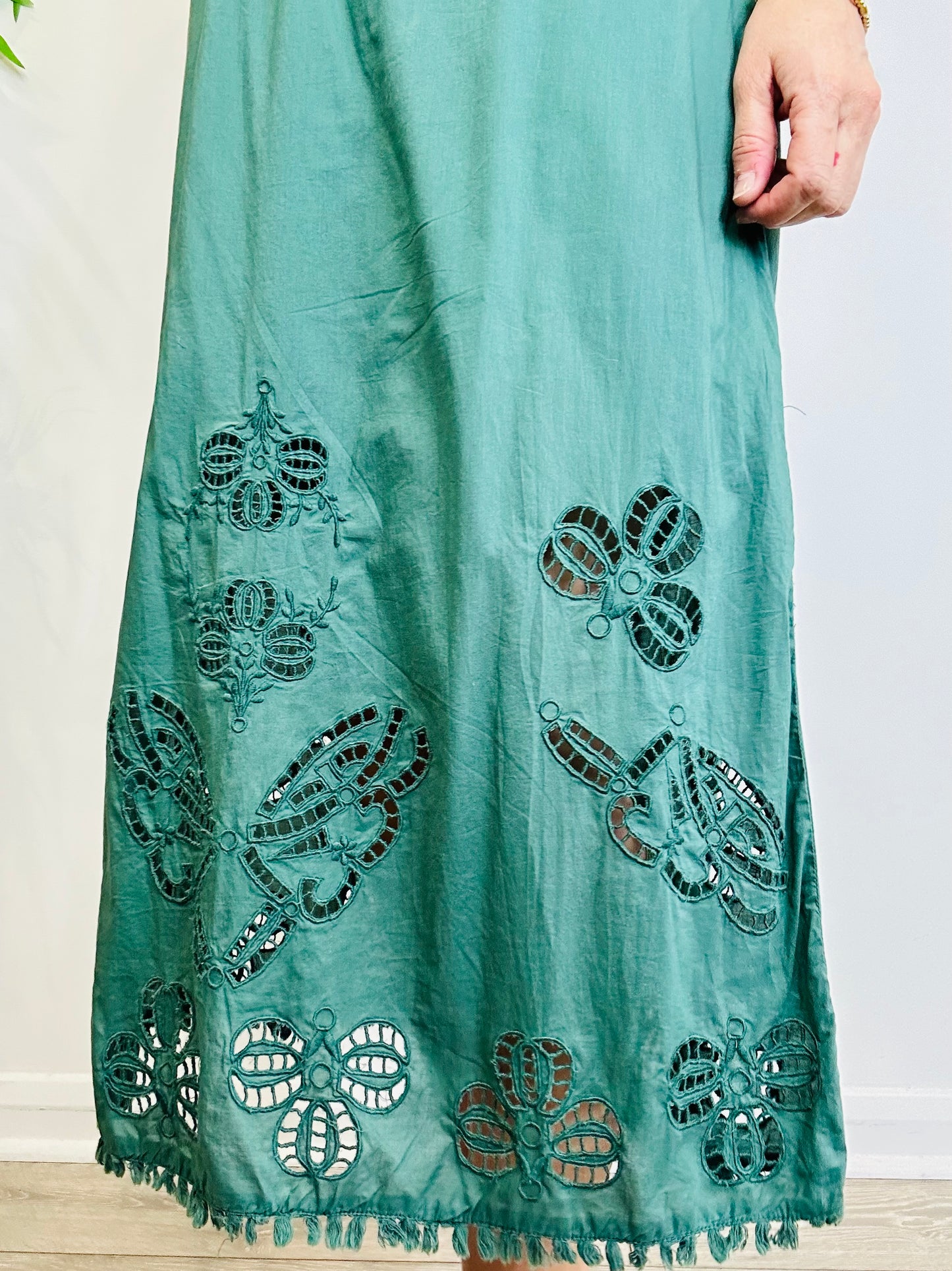Cotton Broderie Skirt - Size 38