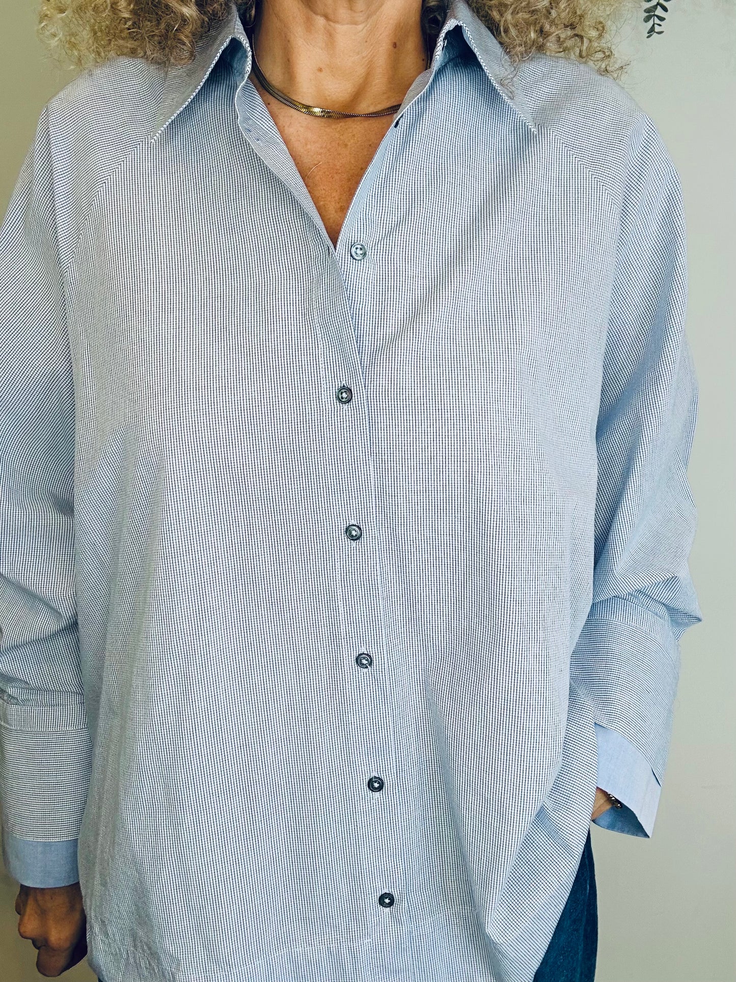 Check Rehana Shirt - Size S