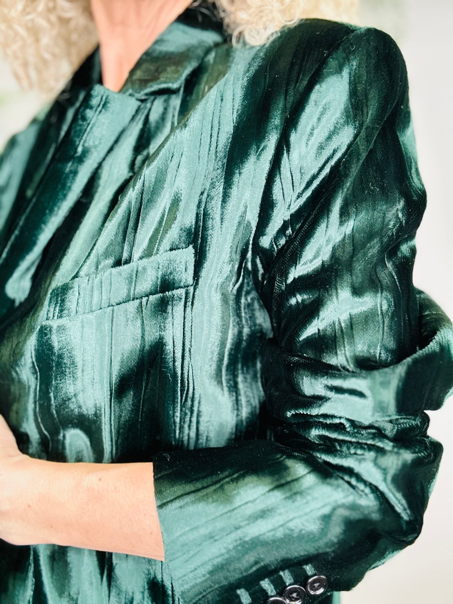 Velvet Blazer - Size 42