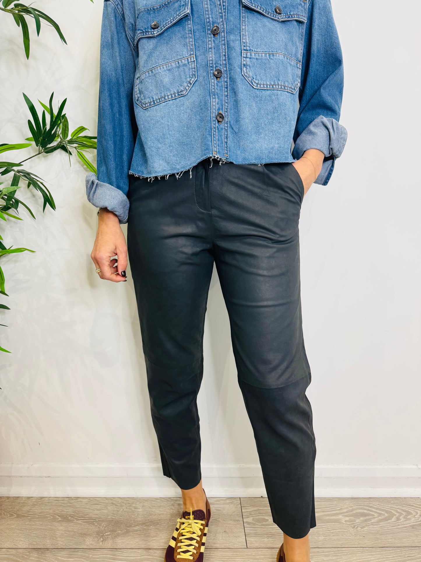 Leather Trousers - Size XS