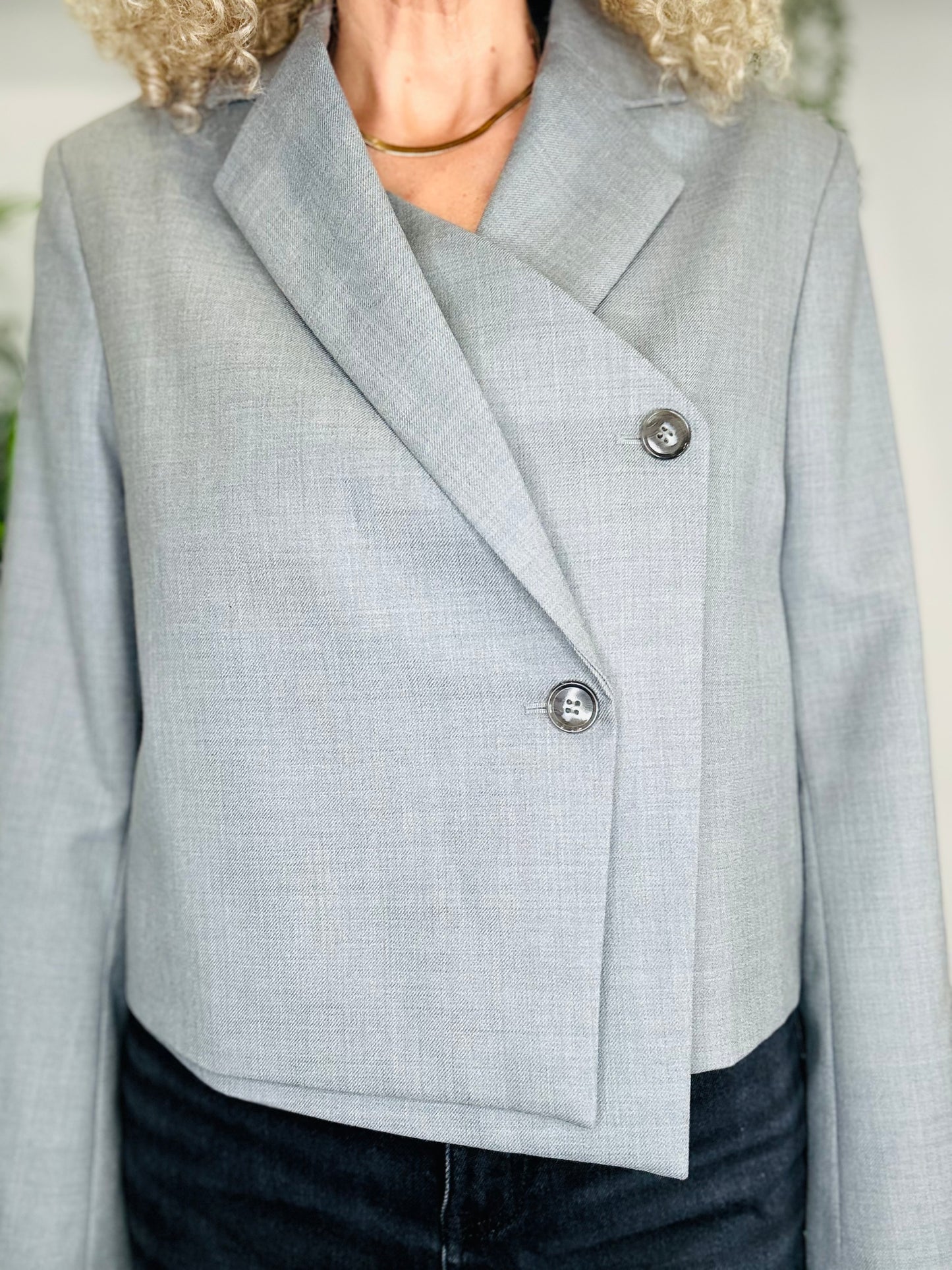Cropped Blazer - Size 40