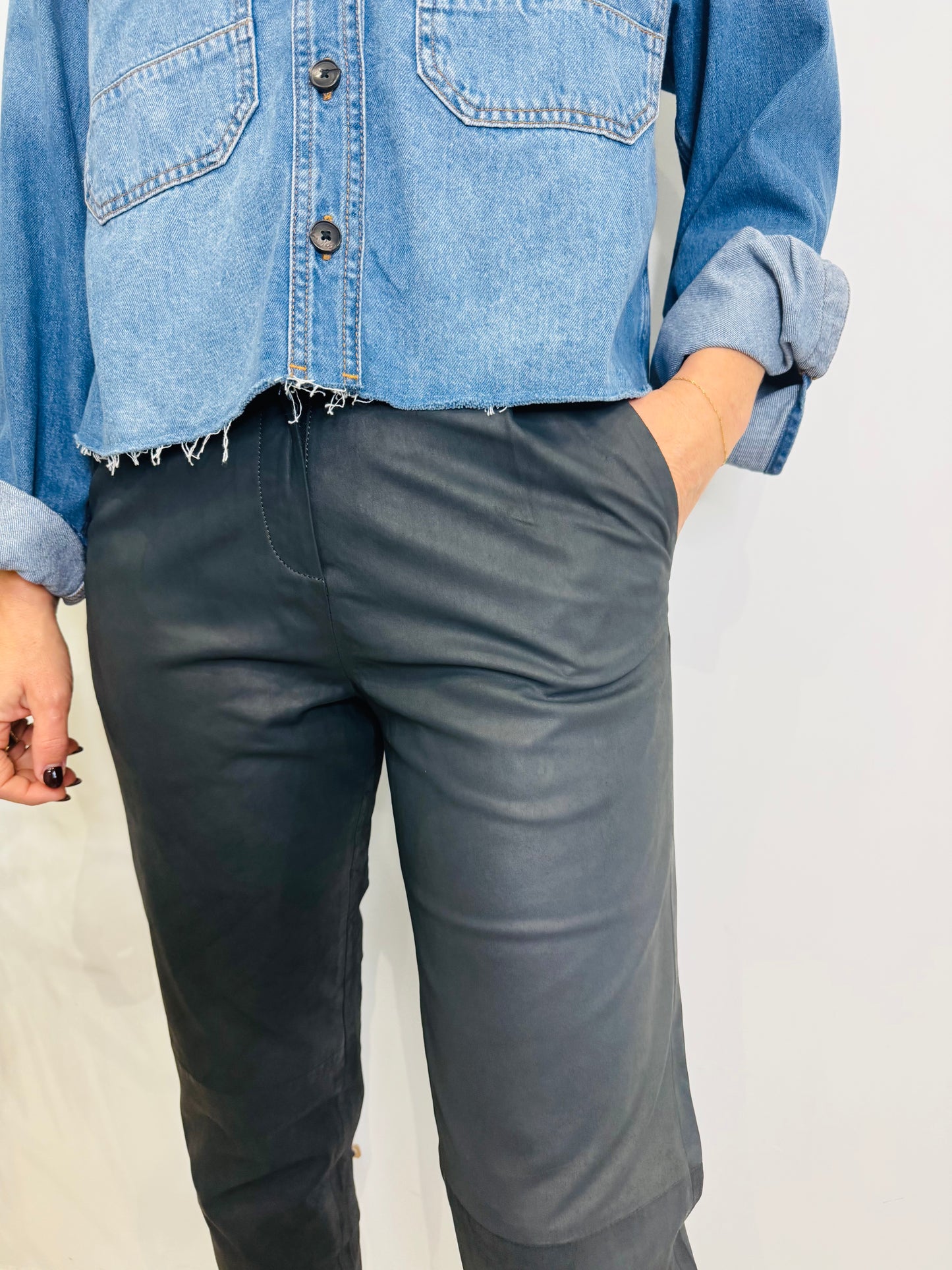 Leather Trousers - Size XS