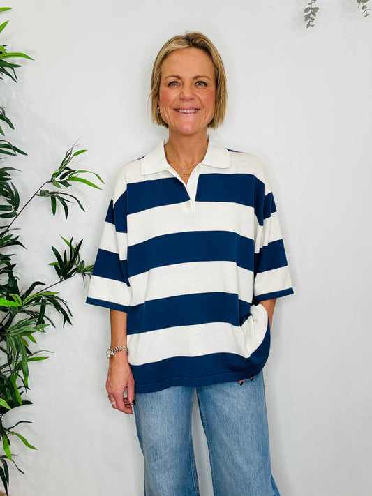 Striped Jumper - Size M