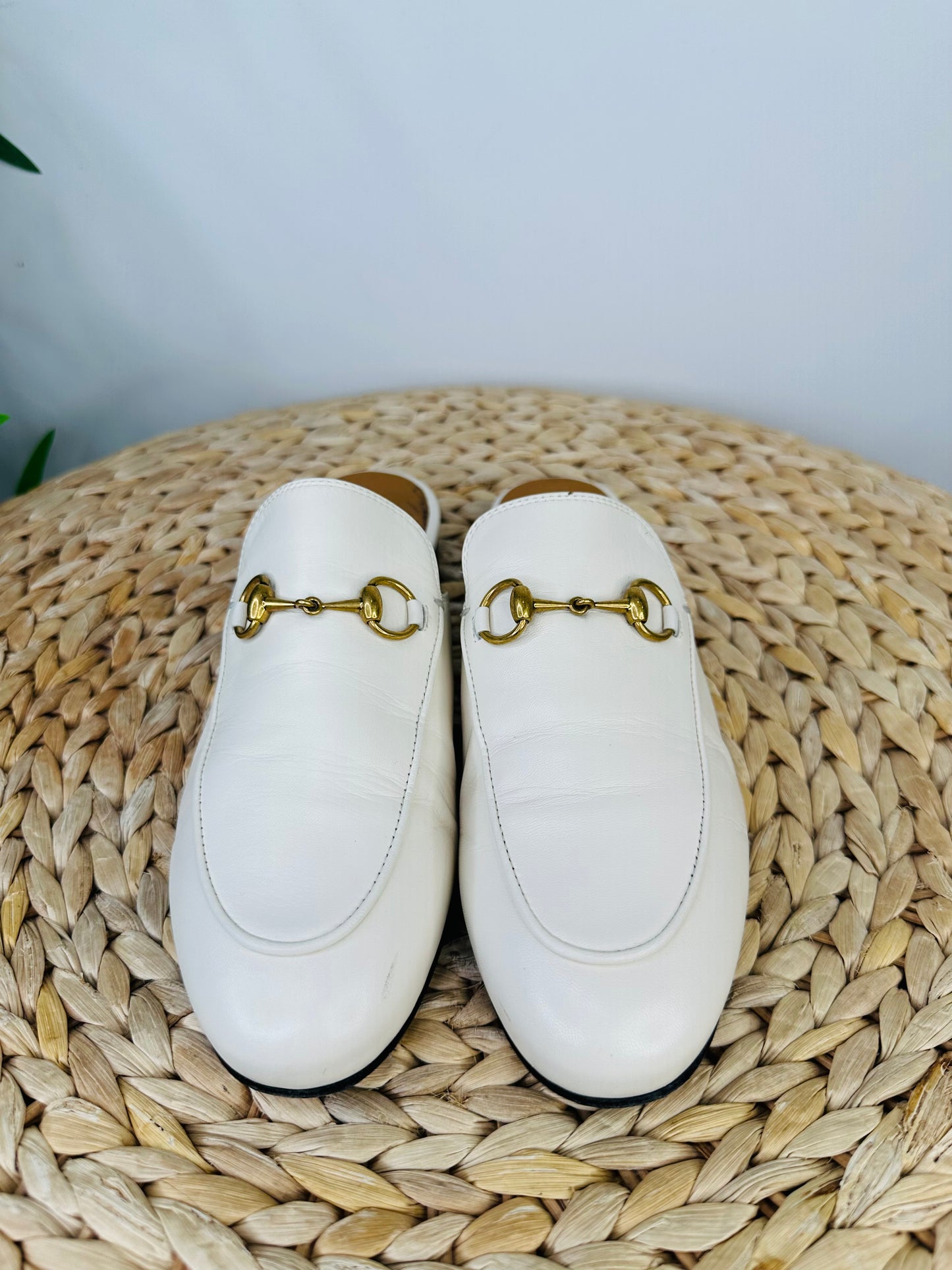 Leather Princetown Loafers - Size 37.5