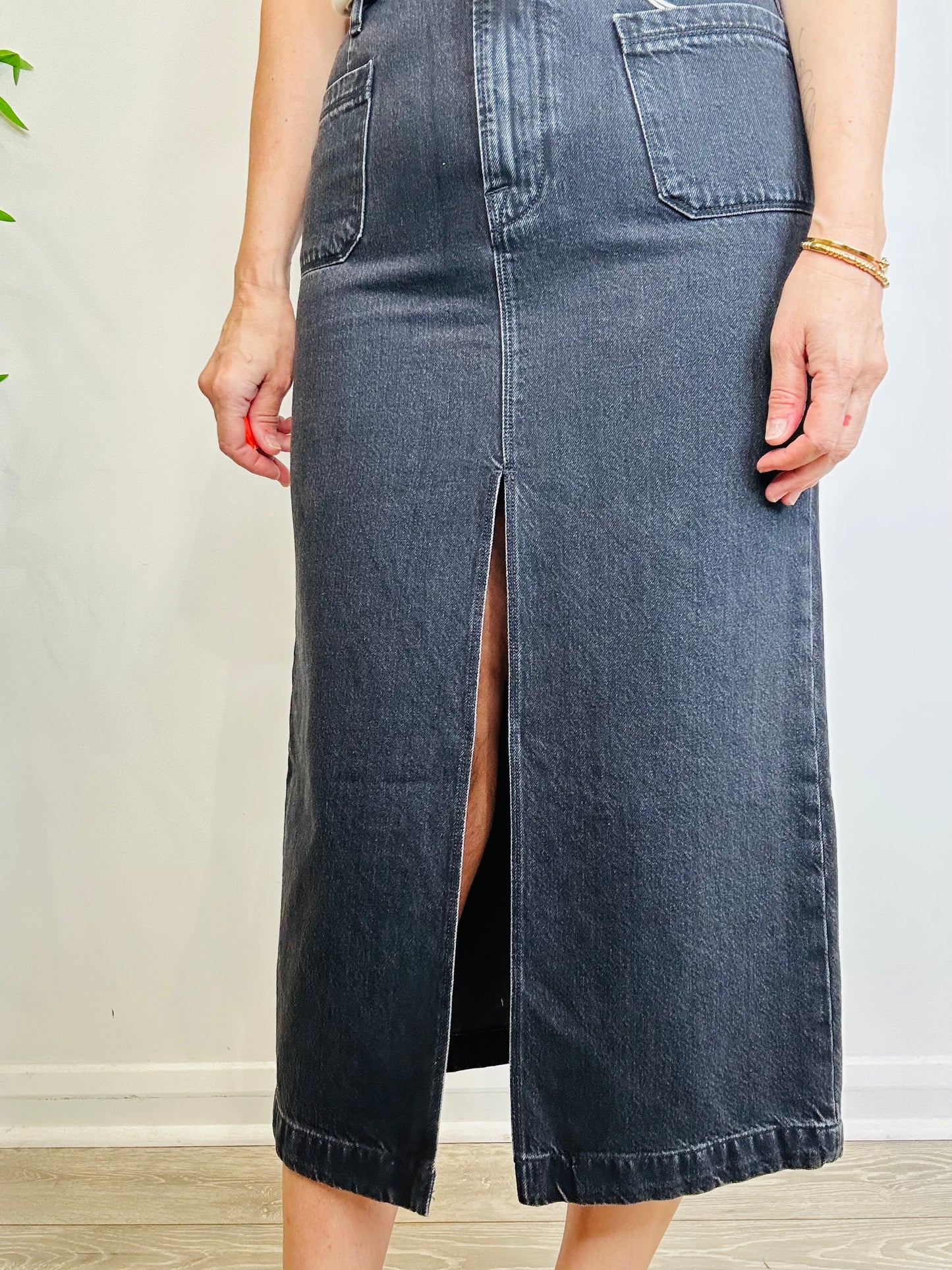 Le Bardot Denim Skirt - Size 28