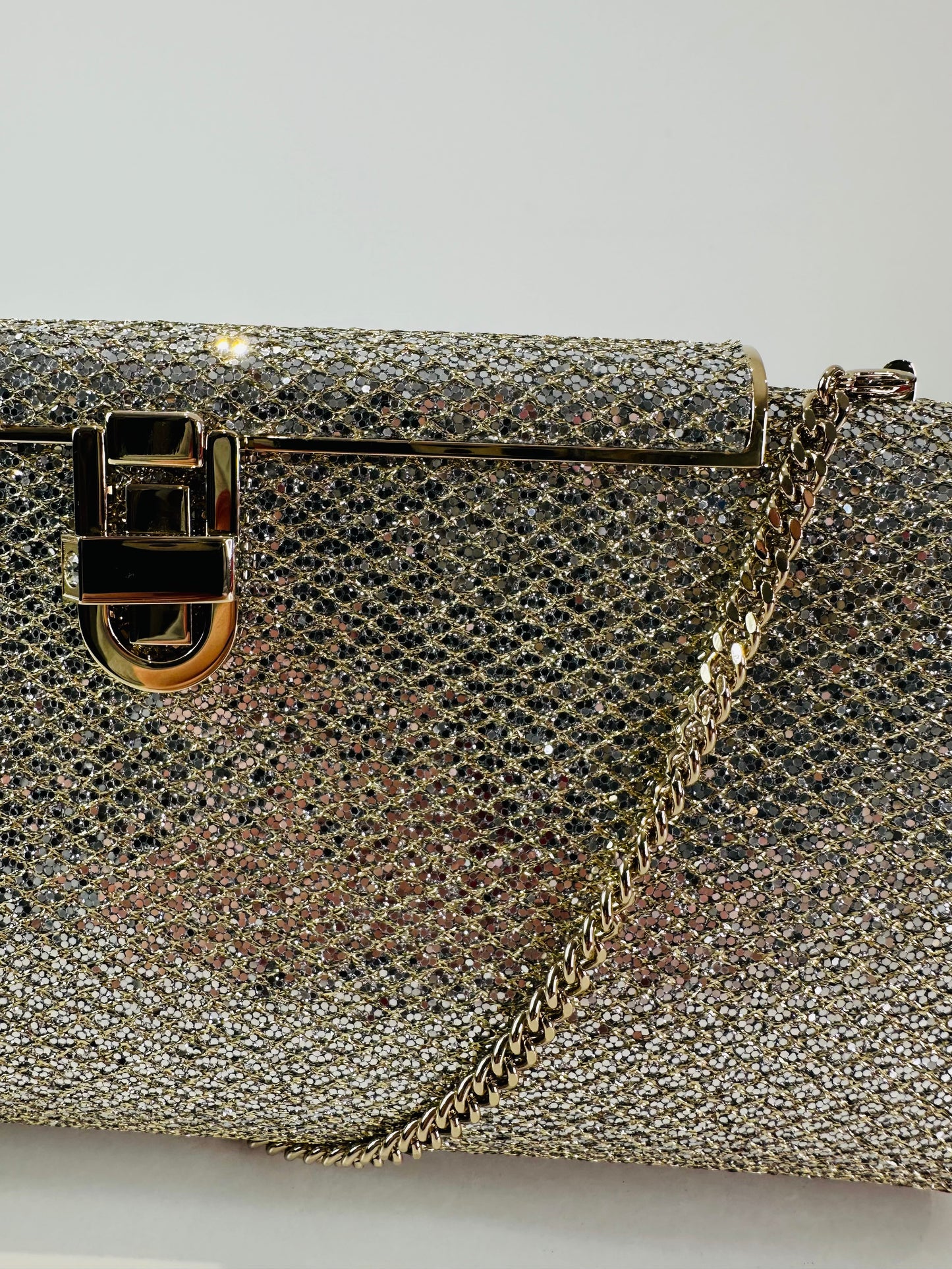 Ellipse Sparkly Clutch
