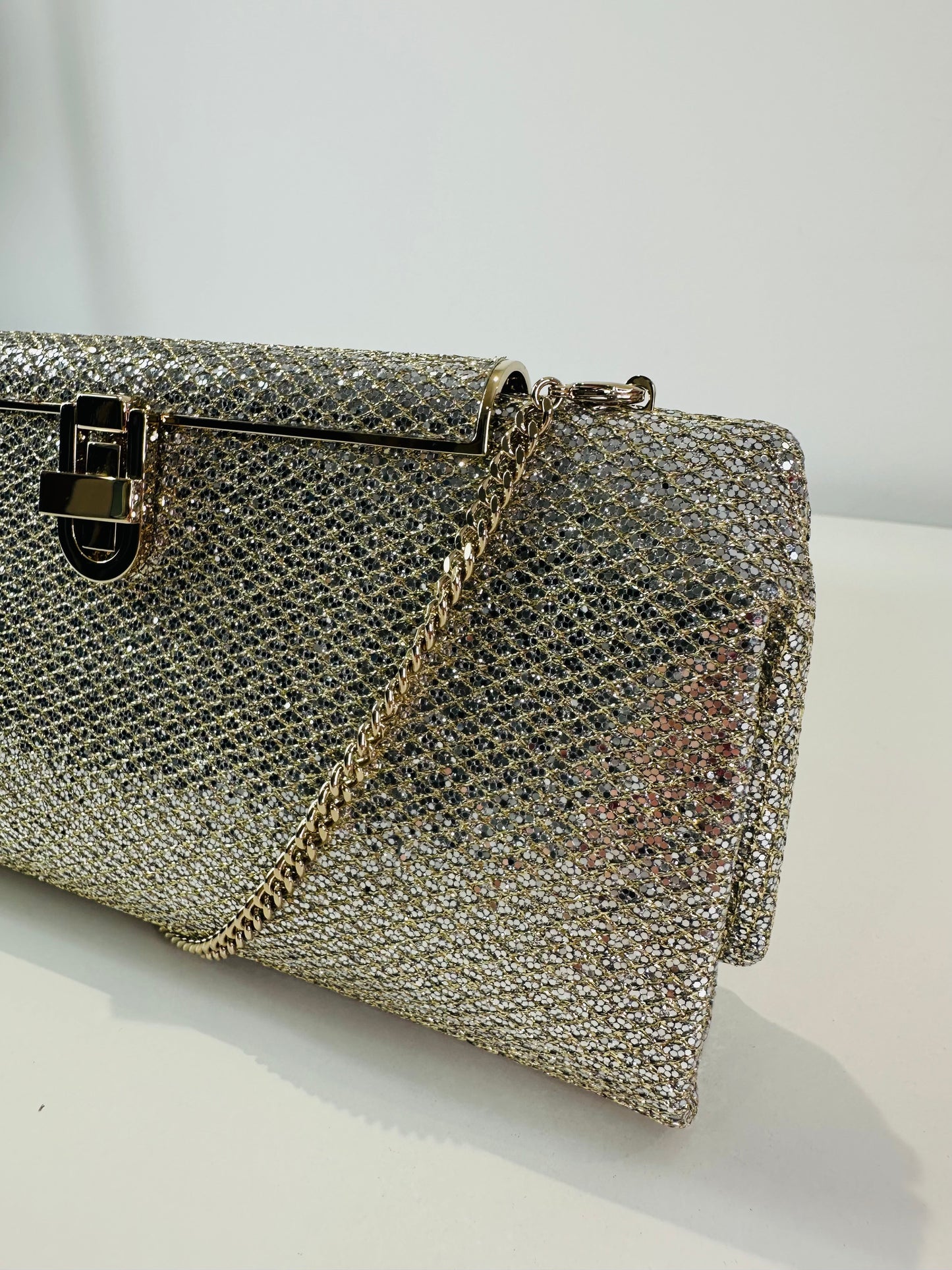 Ellipse Sparkly Clutch