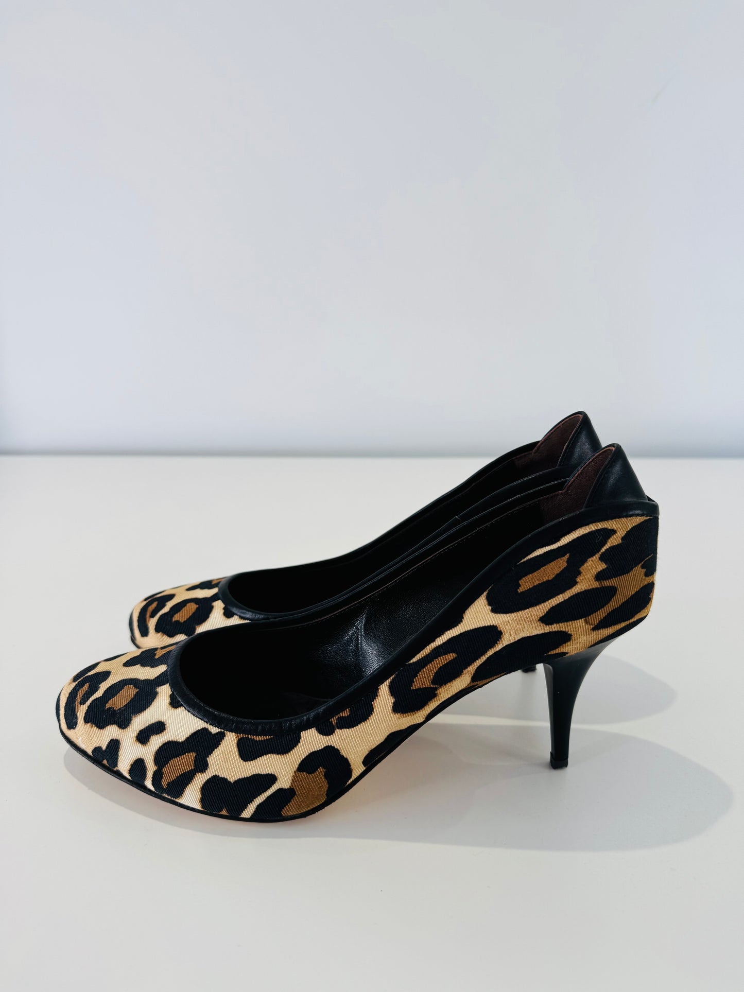 Leopard Print Pumps - Size 39
