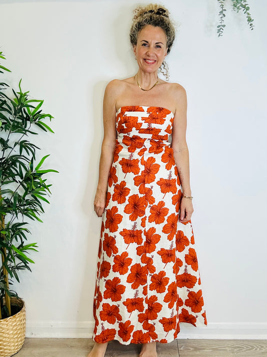Linen Primrose Dress - Multiple Sizes