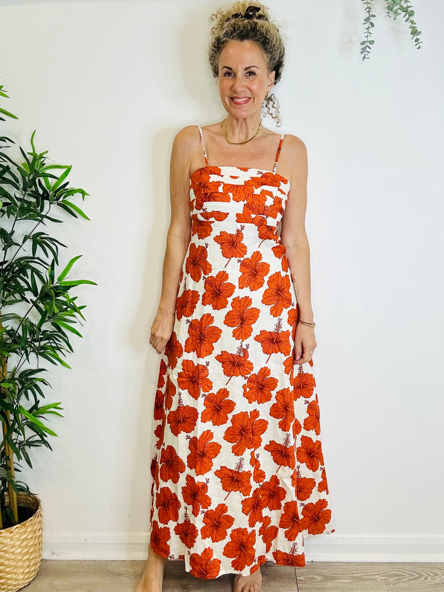 Linen Primrose Dress - Multiple Sizes