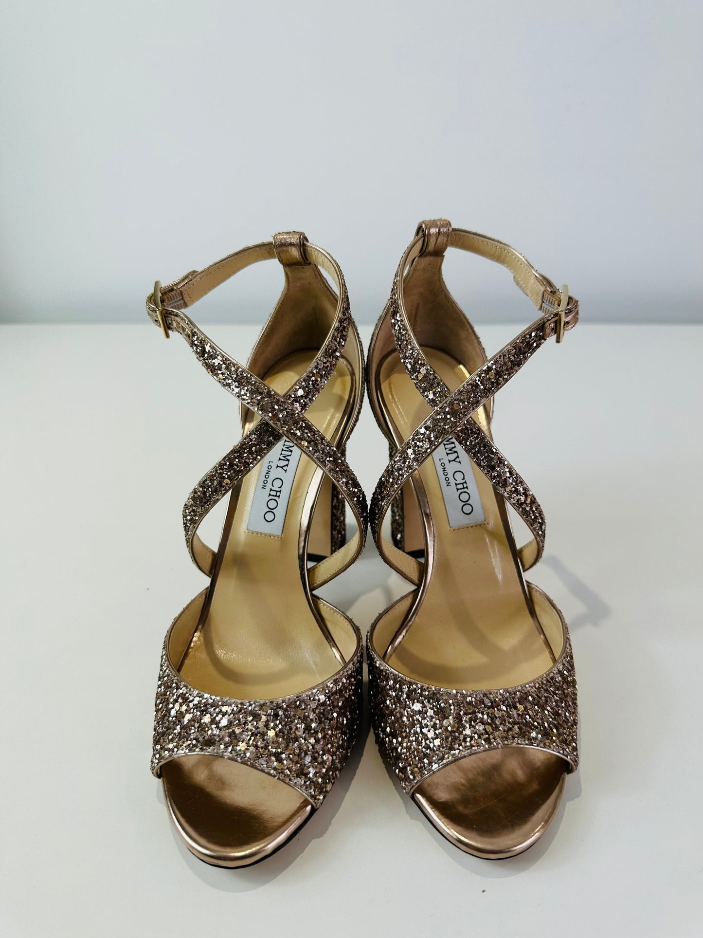 Carrie Glitter Sandals - Size 40