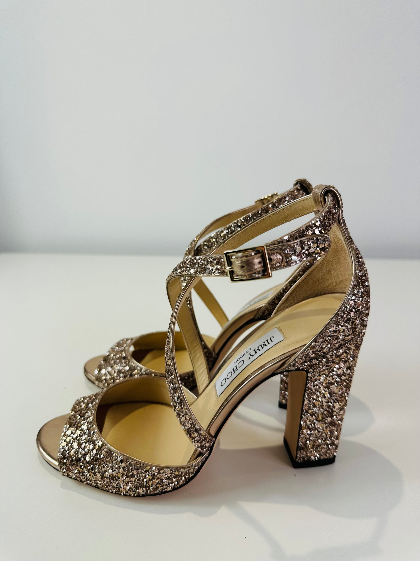 Carrie Glitter Sandals - Size 40