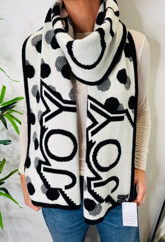 Polka Dot Wool Scarf