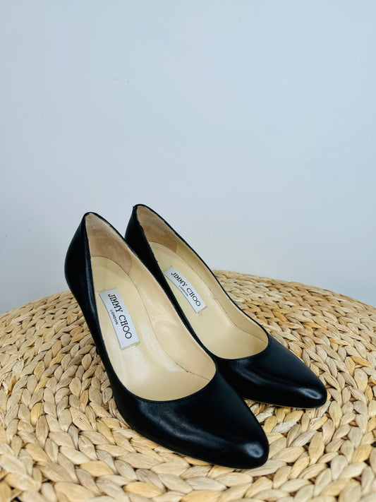 Leather Gilbert Heels - Size 38