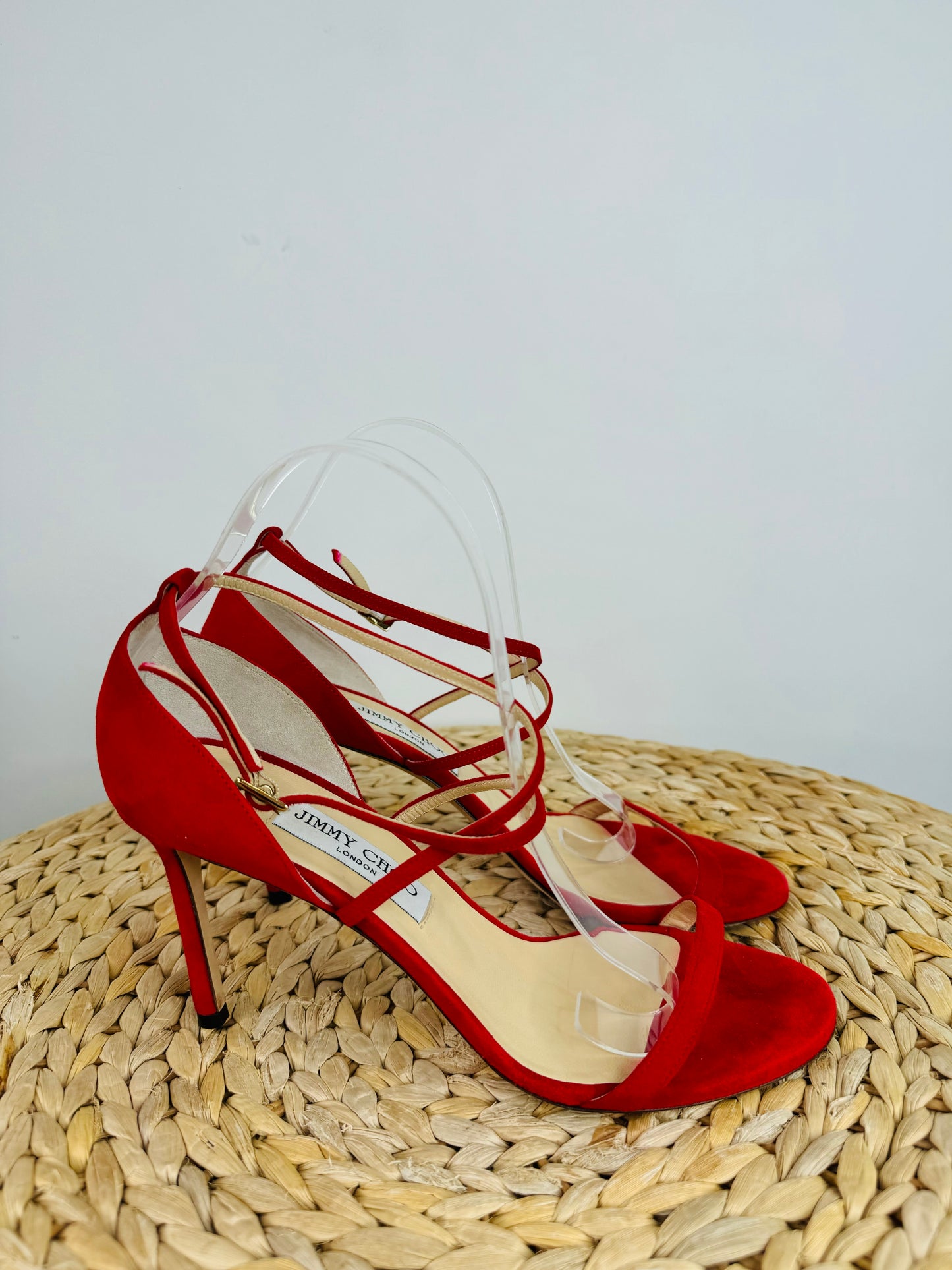 Suede Hesper Heels - Size 40