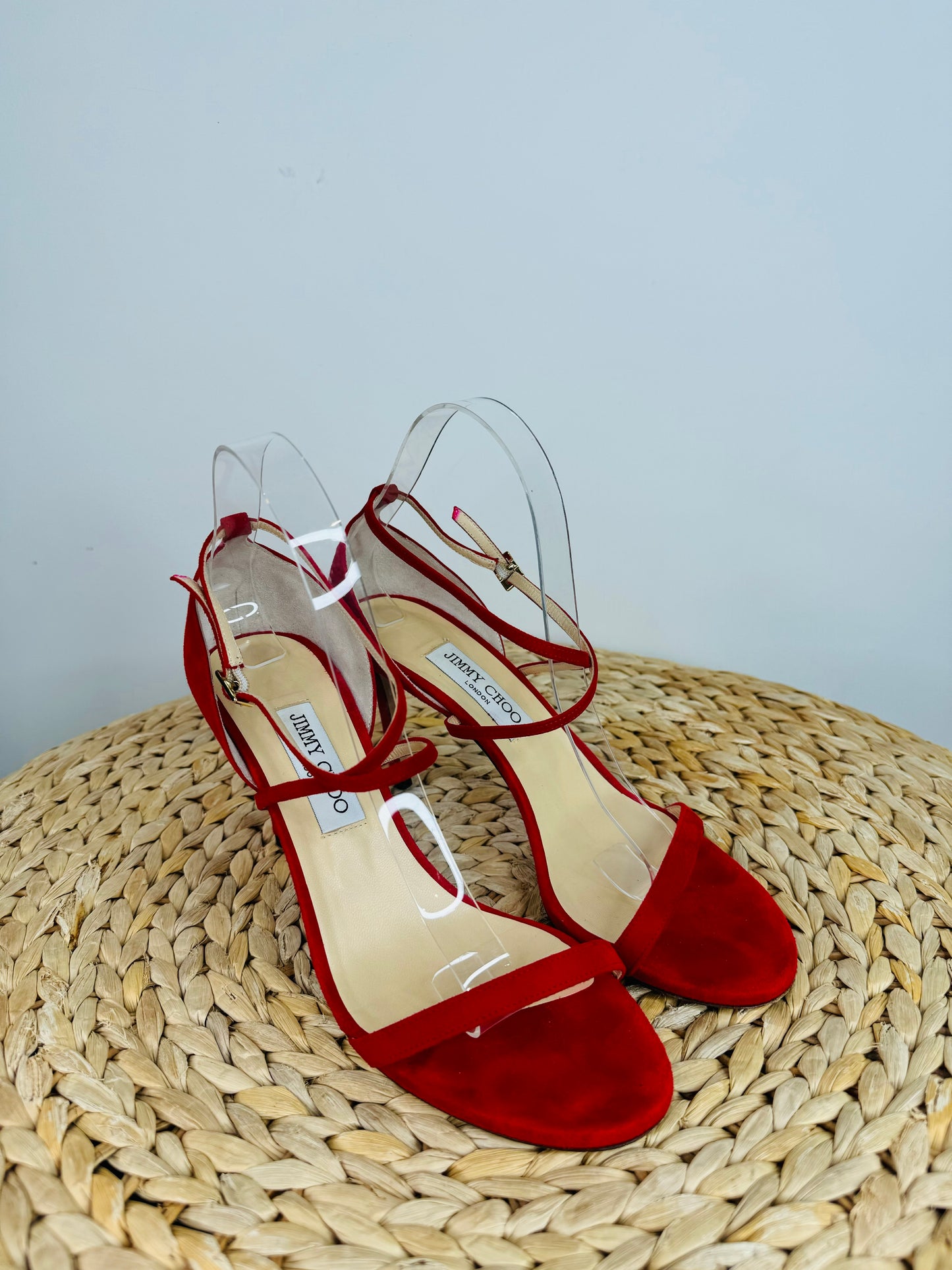 Suede Hesper Heels - Size 40