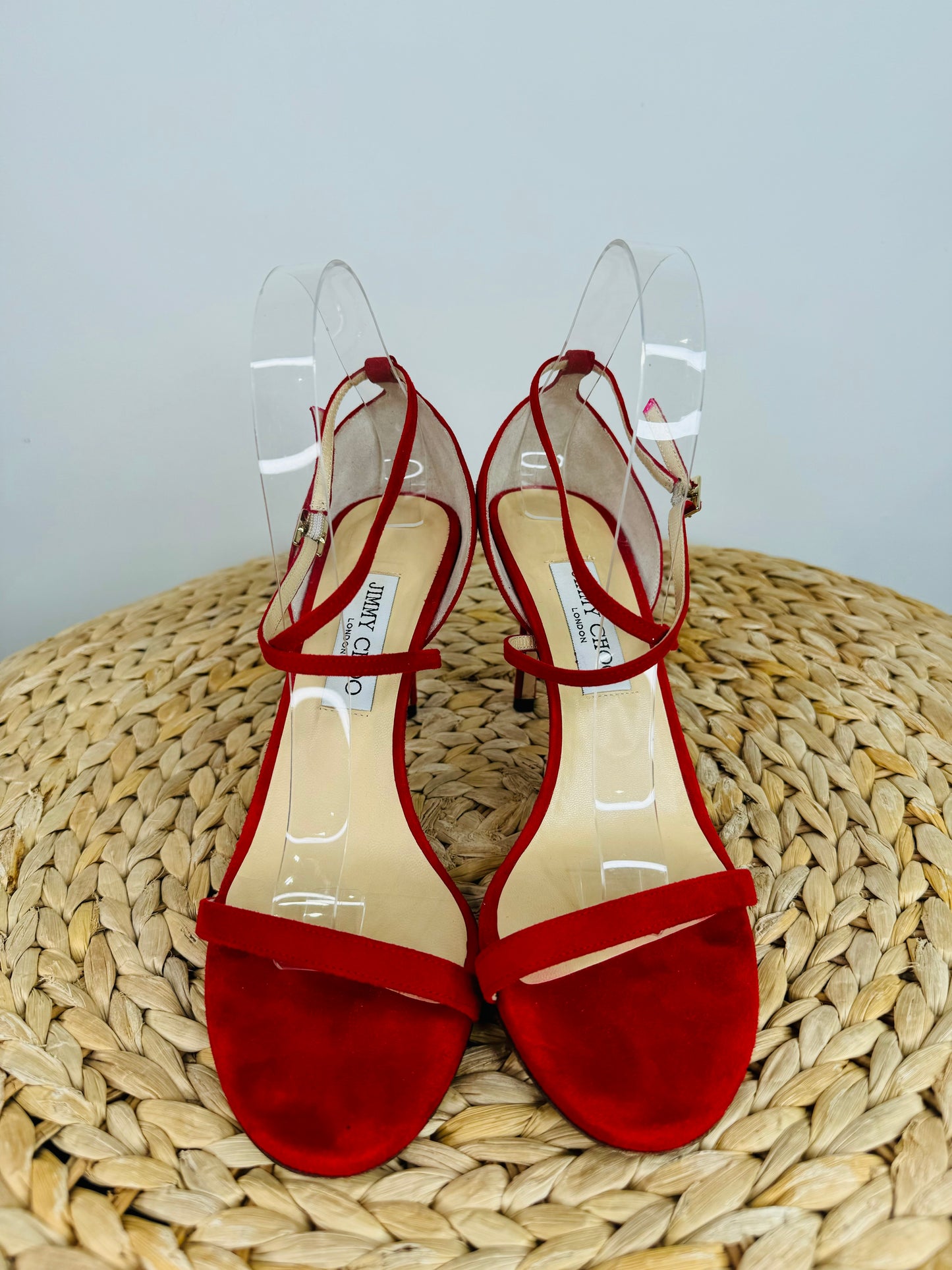 Suede Hesper Heels - Size 40