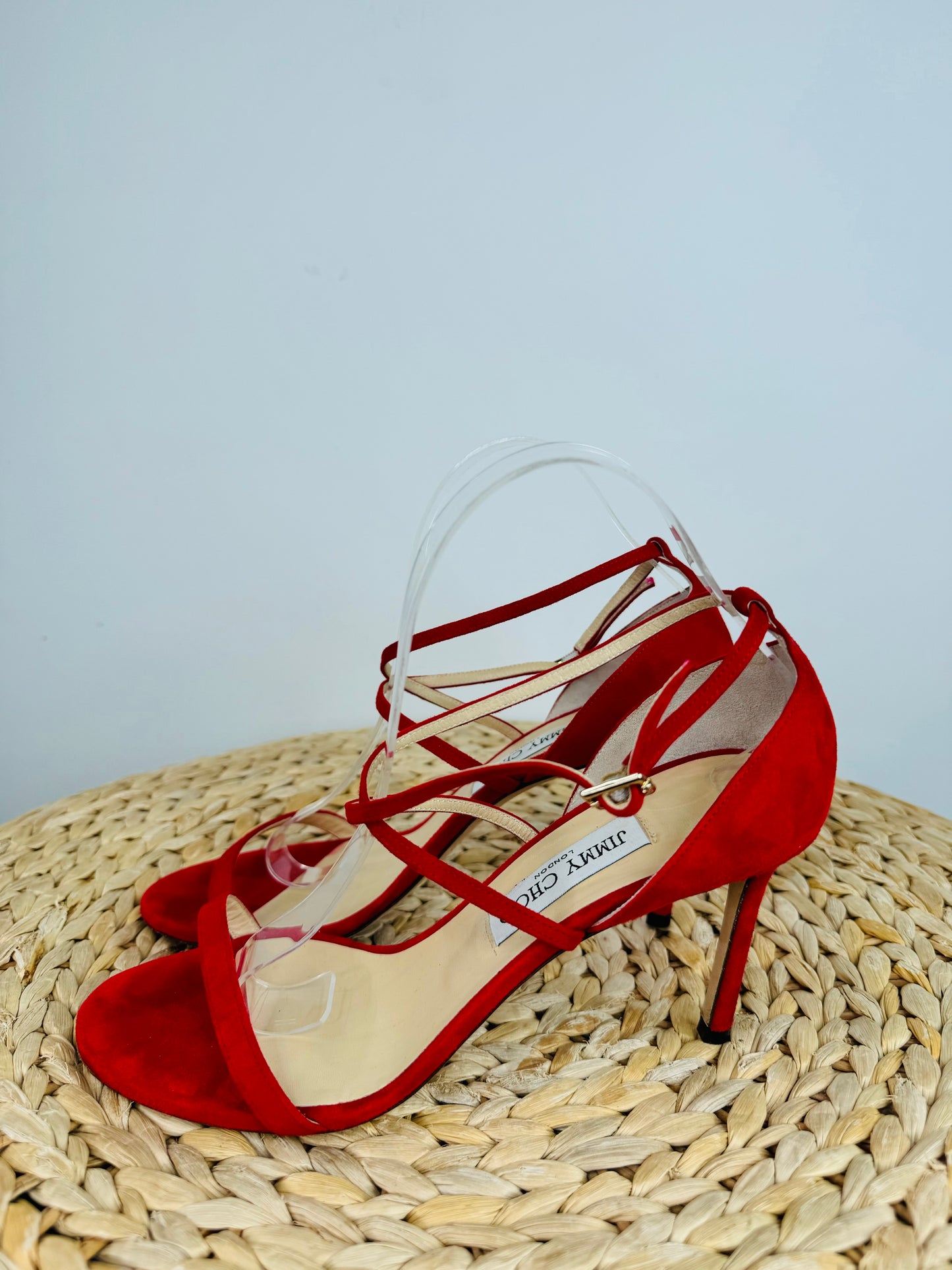 Suede Hesper Heels - Size 40