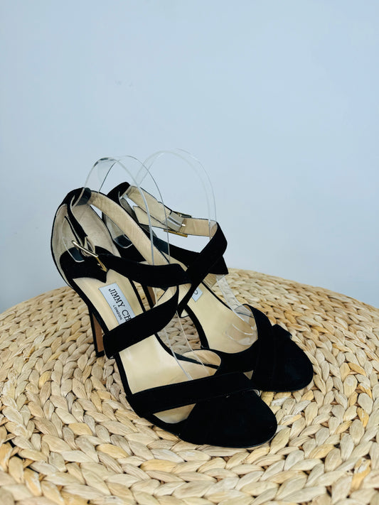 Suede Lottie Heels - Size 40.5