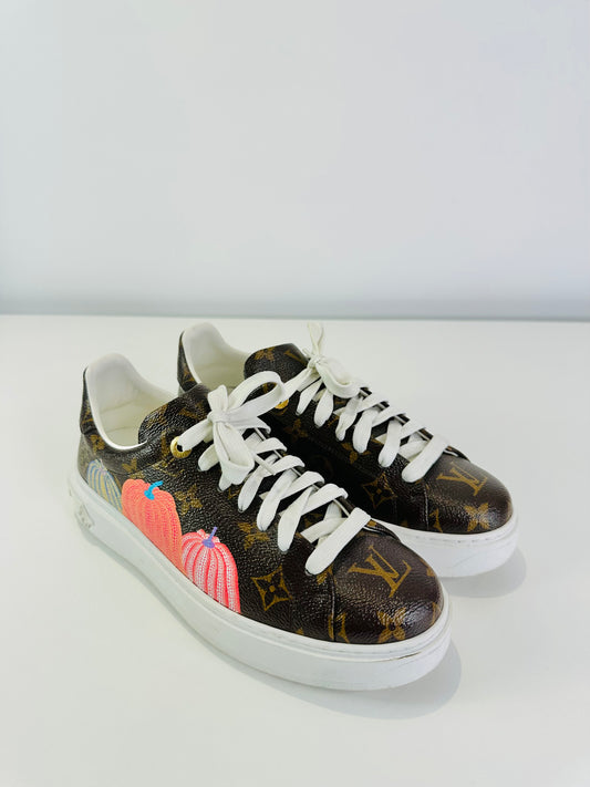 Monogram Pumpkin Trainers - Size 39