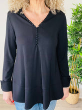 Load image into Gallery viewer, Buttoned Neck Top - Size 10
