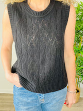 Load image into Gallery viewer, Cashmere Knitted Vest - Size L

