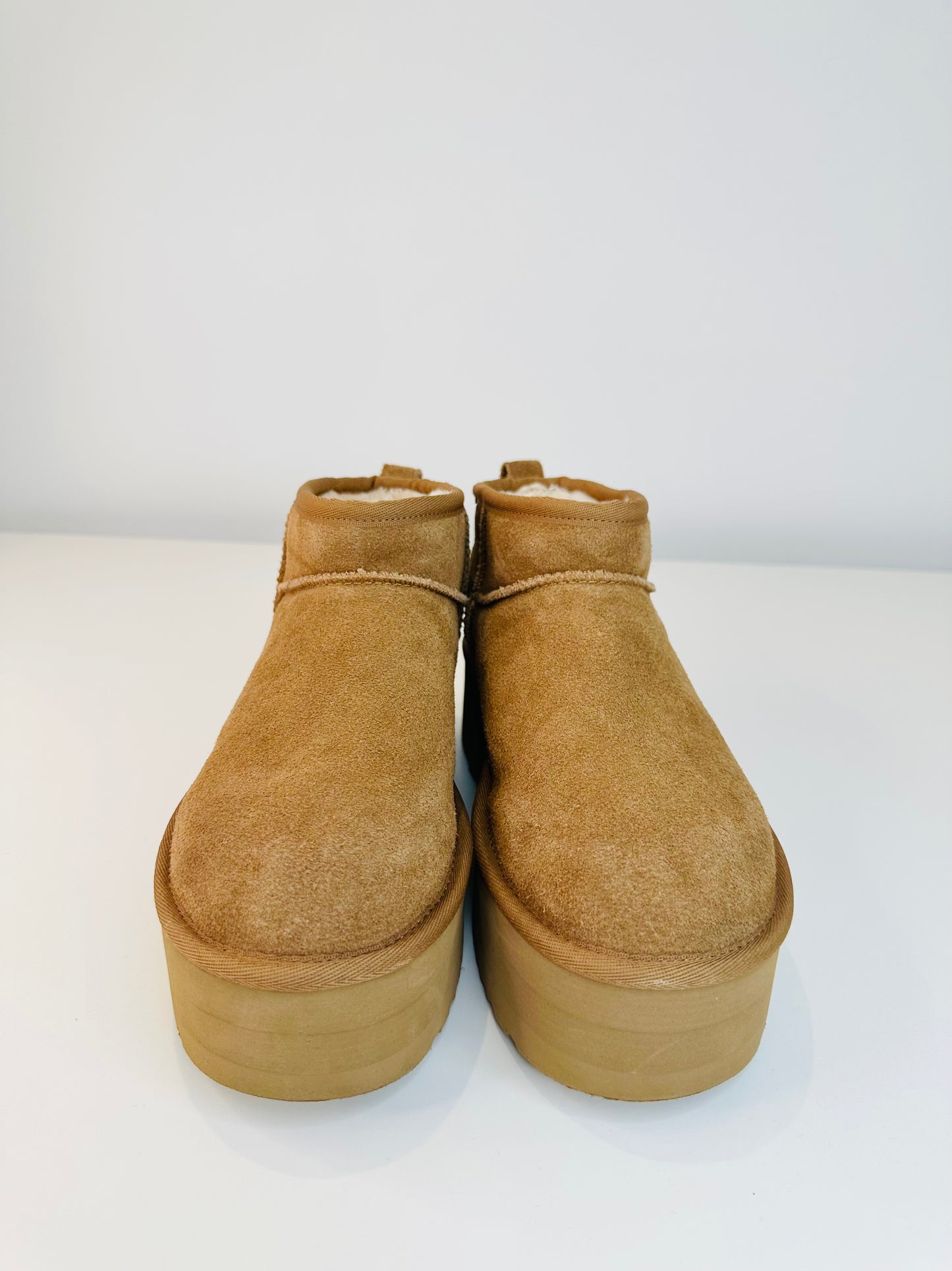 Ultra Mini Platform Boots - Size 38
