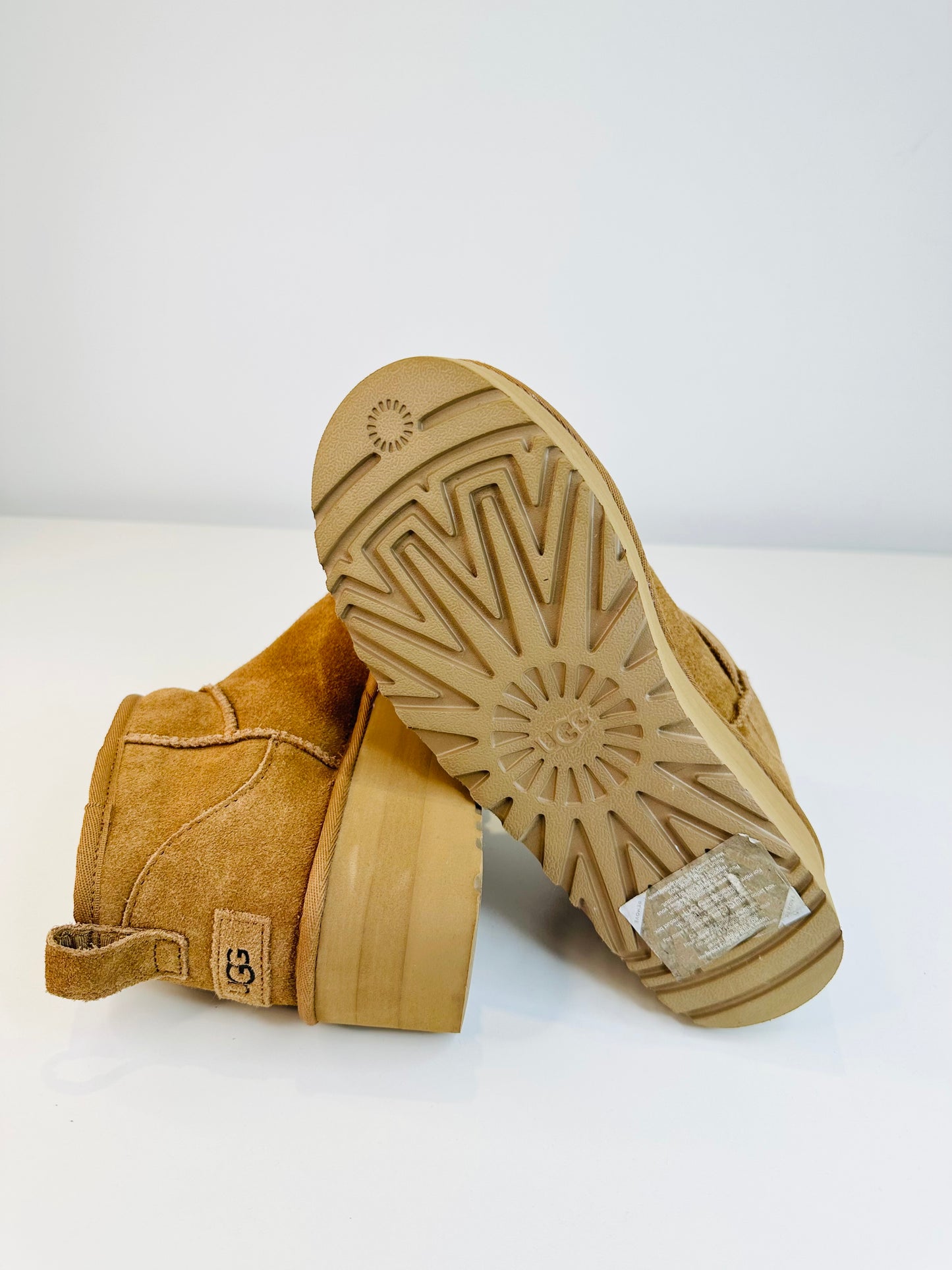 Ultra Mini Platform Boots - Size 38