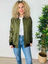 Load image into Gallery viewer, Cotton Bomber Jacket - Size L

