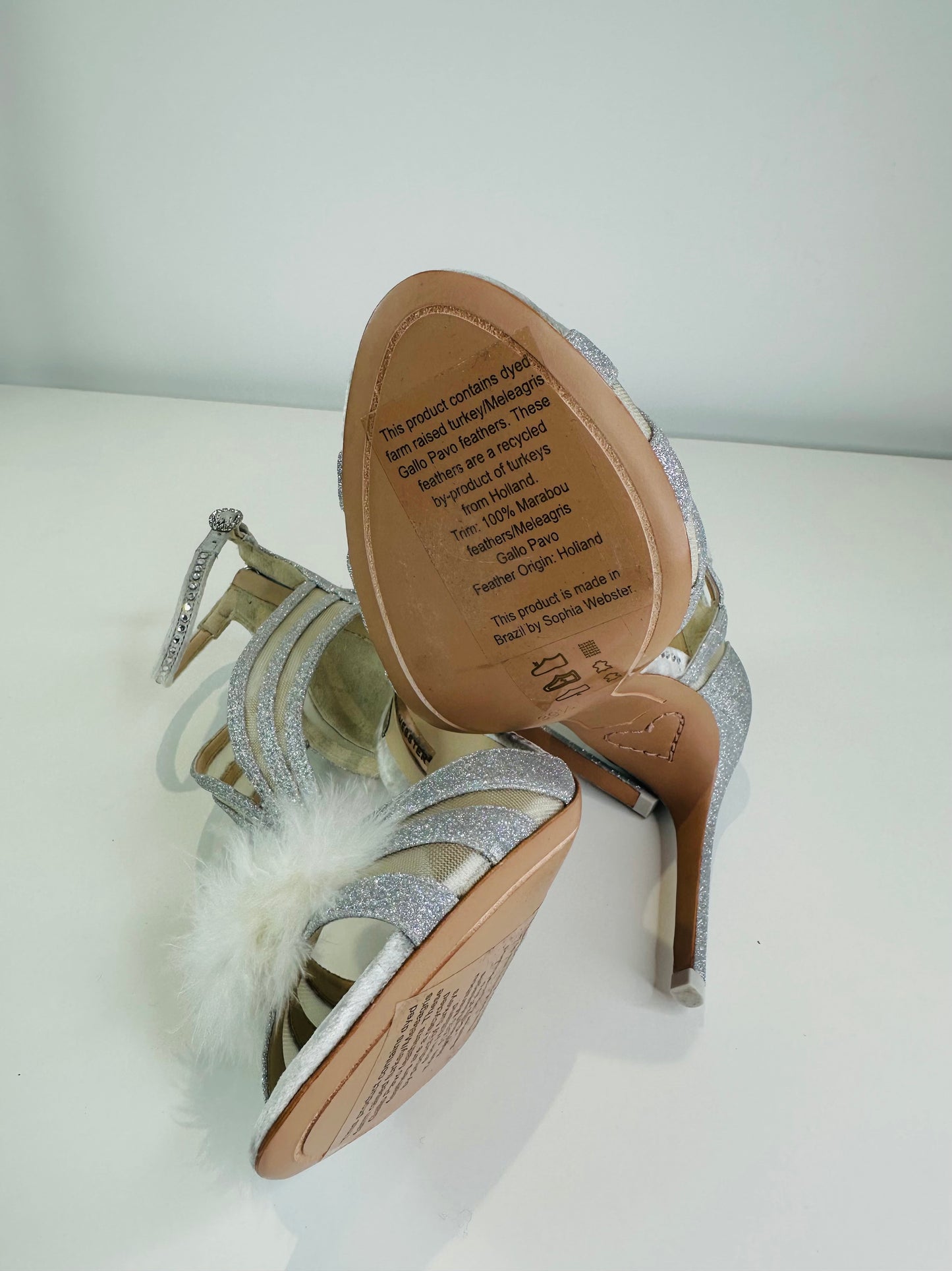 Paola Glitter Sandals - Size 39.5