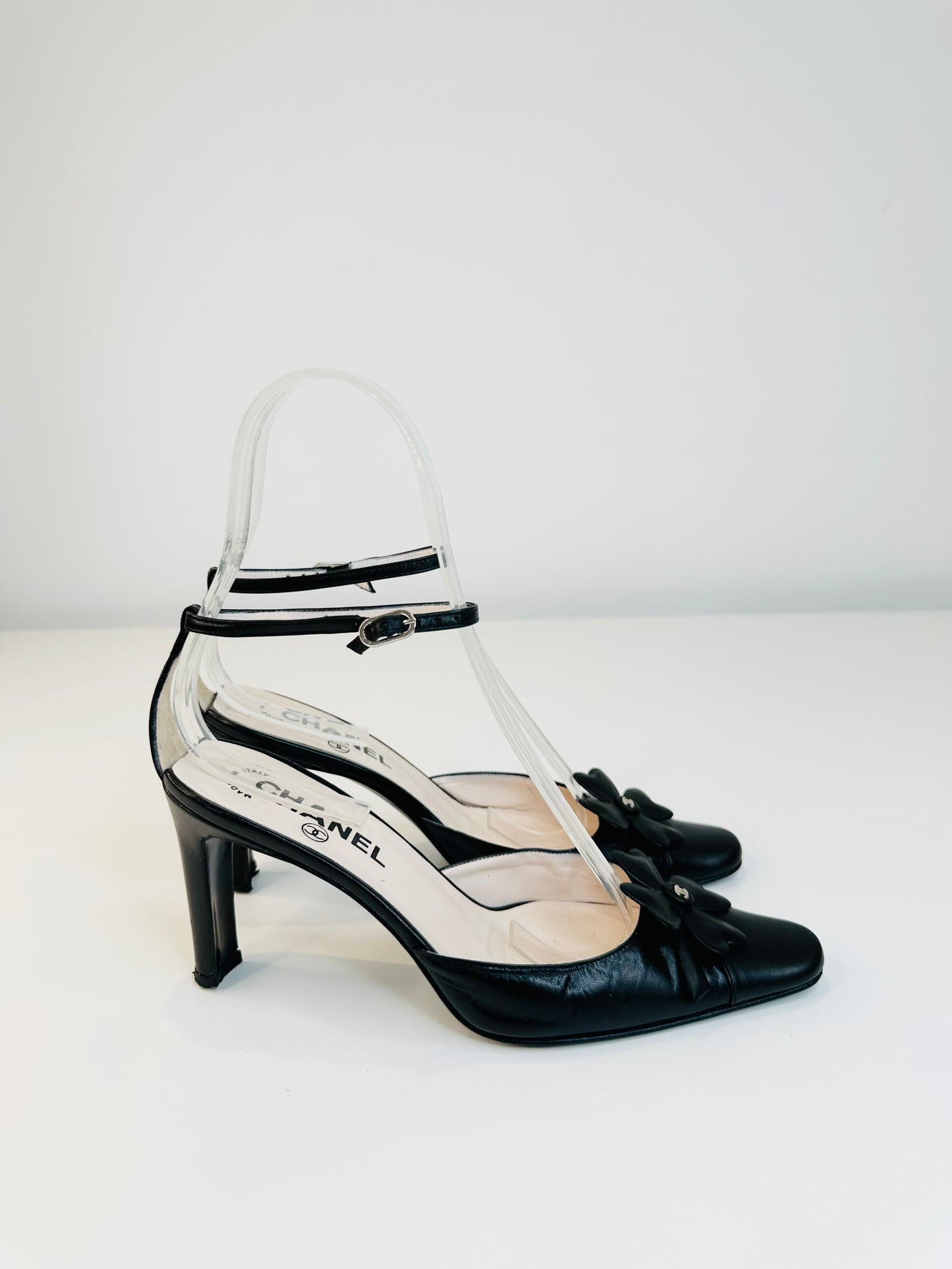 Leather Clover Pumps - Size 37