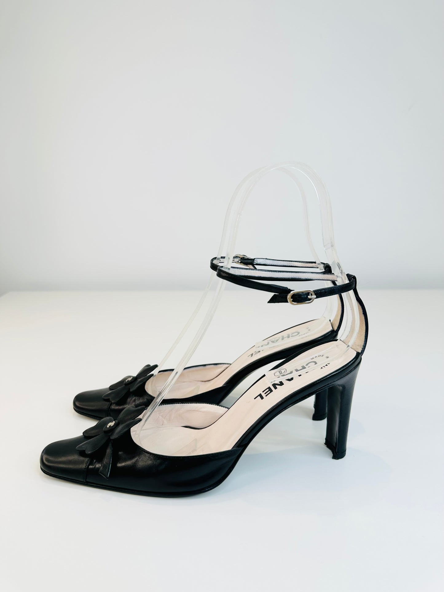 Leather Clover Pumps - Size 37
