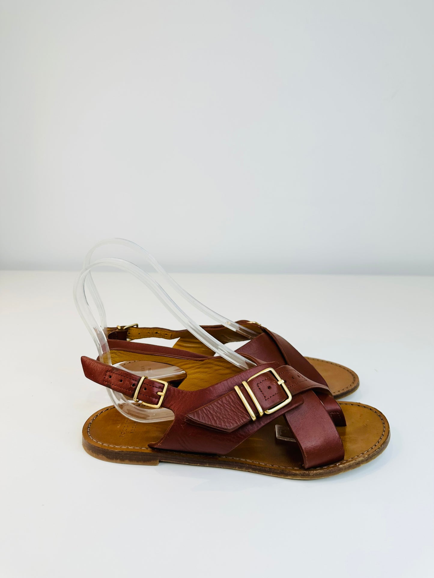 Leather Sandals - Size 39