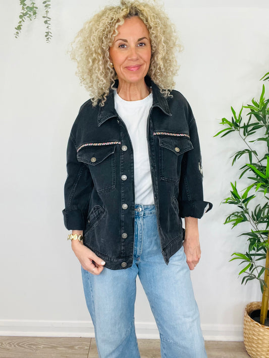 Manona Embroidered Jacket - Multiple Sizes
