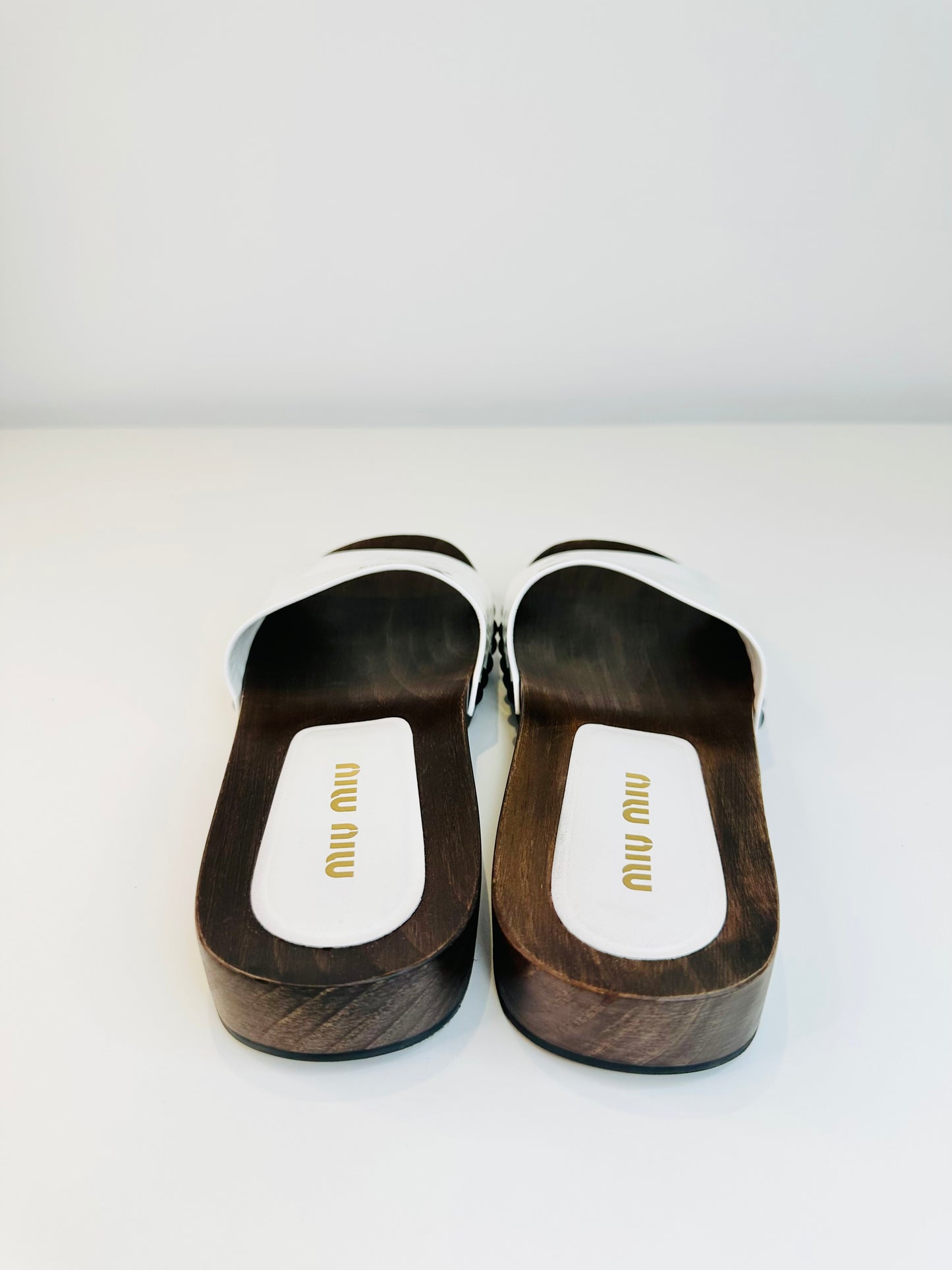 Patent Leather Clogs - Size 40