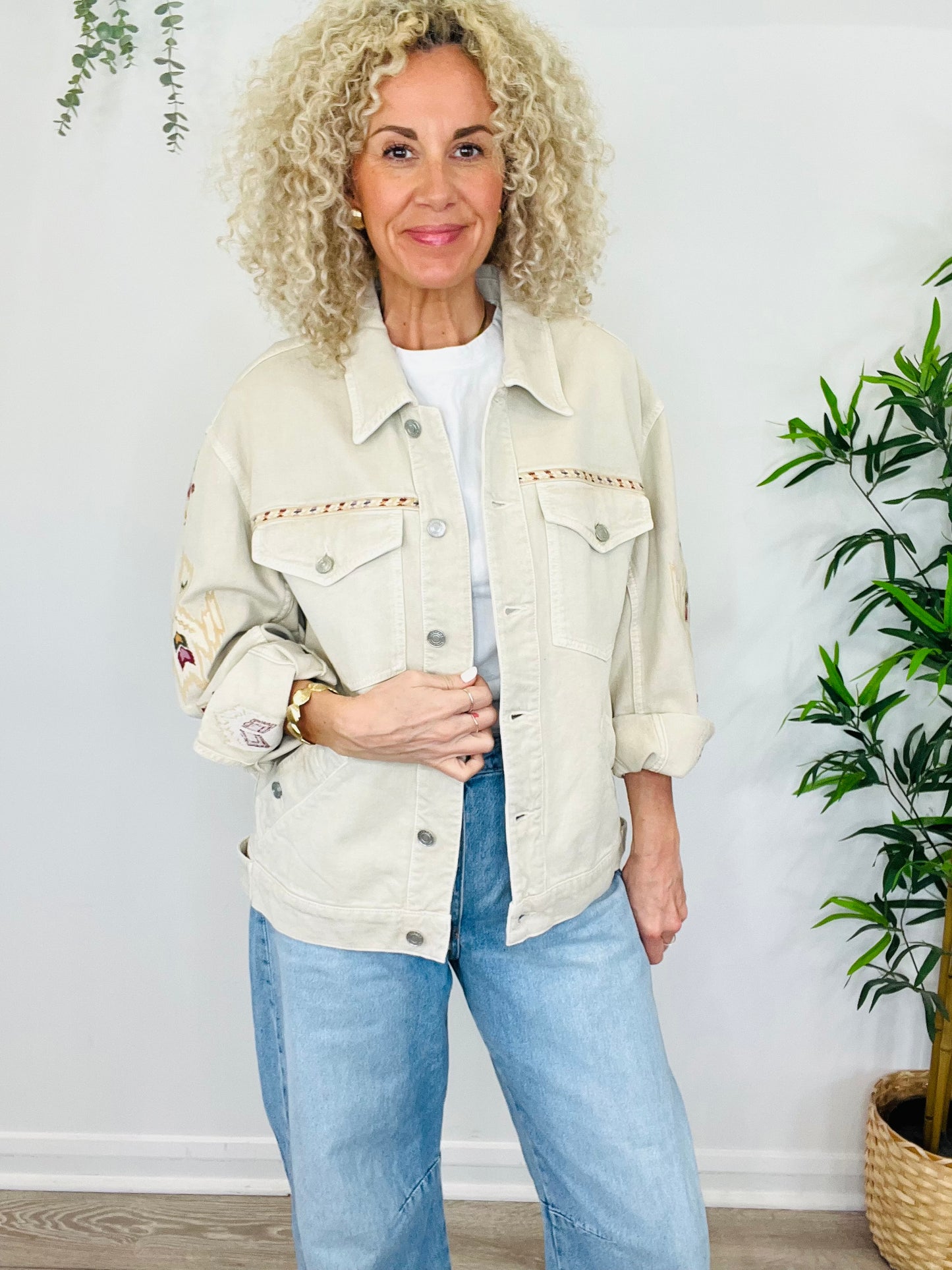 Manona Embroidered Jacket - Multiple Sizes