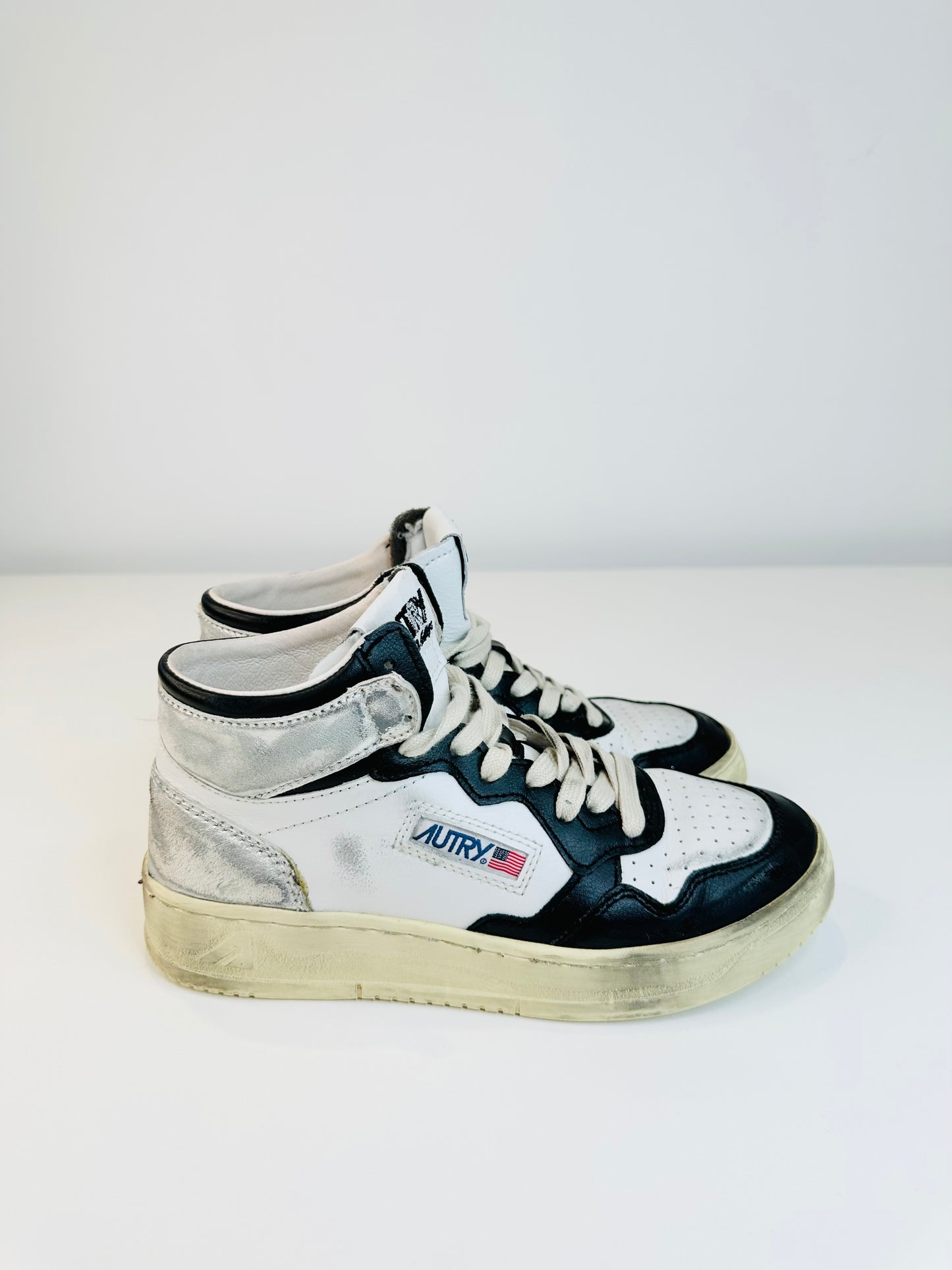 Super Vintage Mid-Top Trainers - Size 38