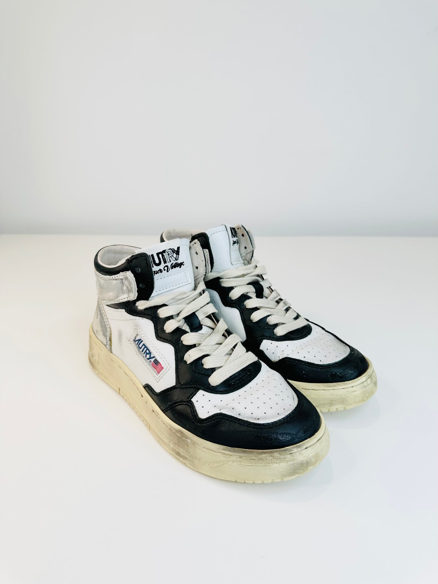 Super Vintage Mid-Top Trainers - Size 38