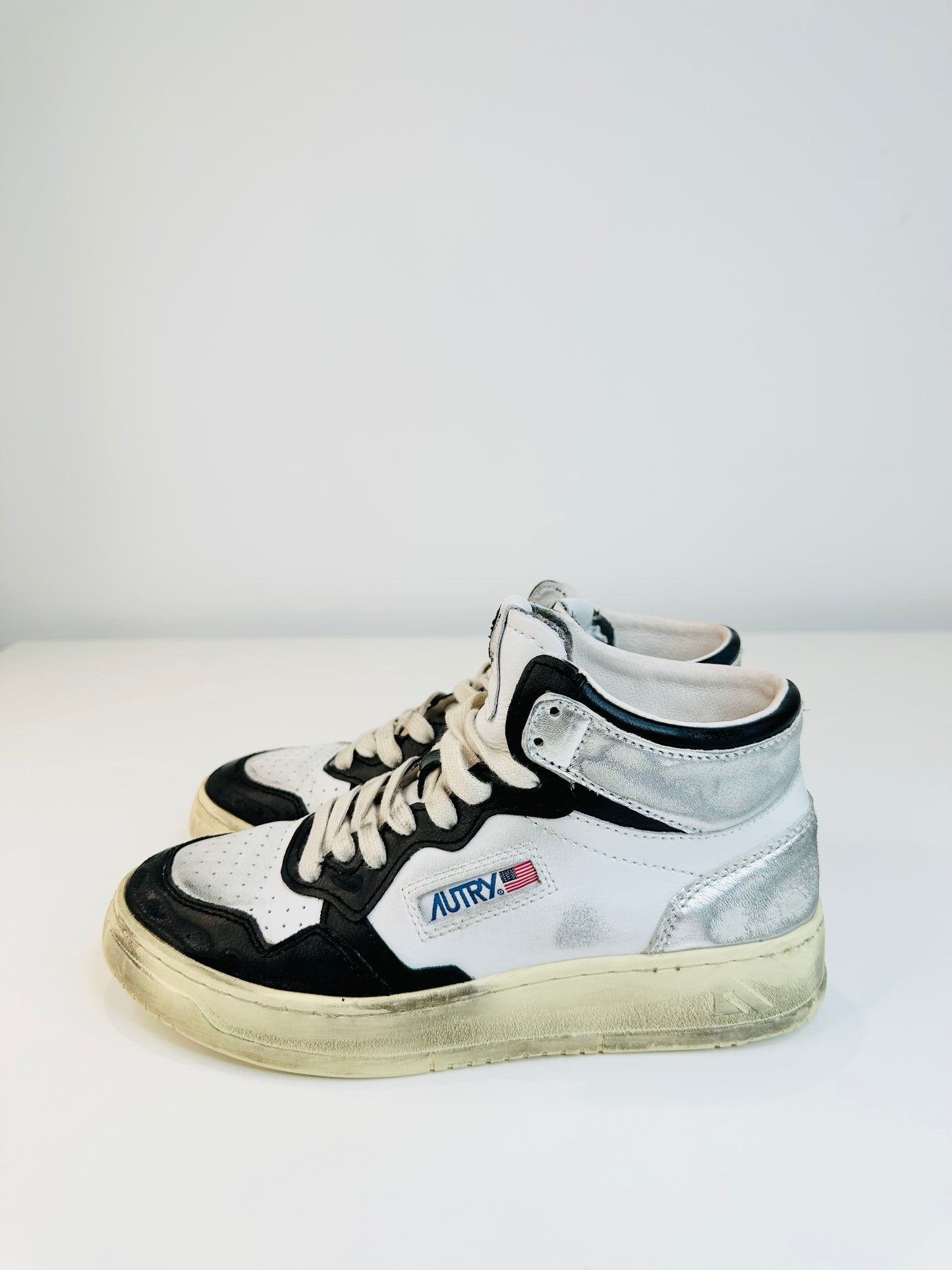 Super Vintage Mid-Top Trainers - Size 38