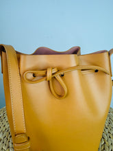 Load image into Gallery viewer, Mini Leather Bucket Bag
