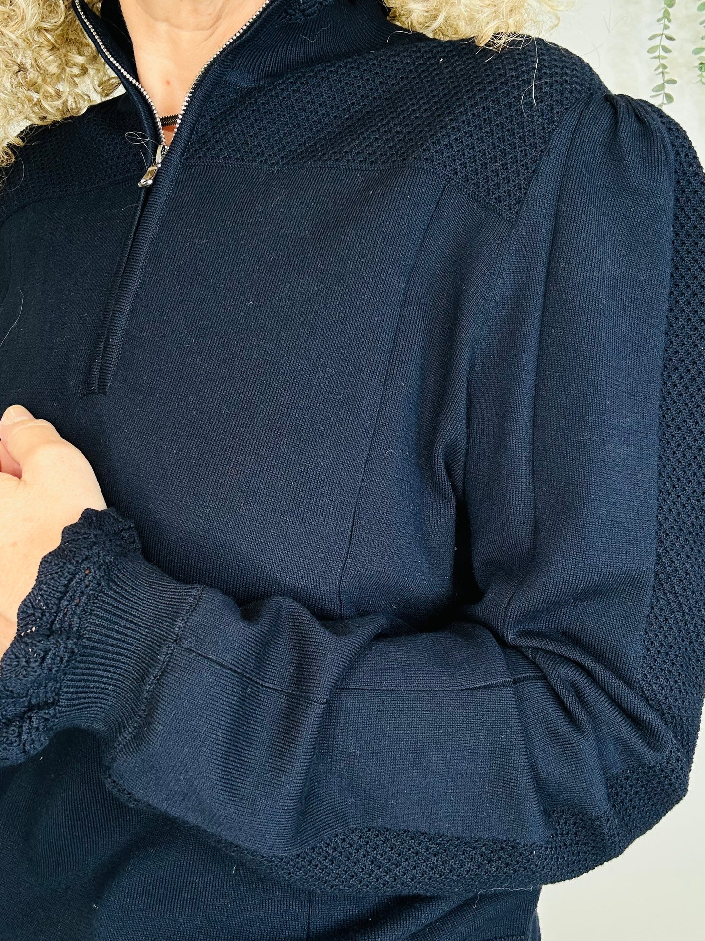 Suzane Half Zip Jumper - Size 3