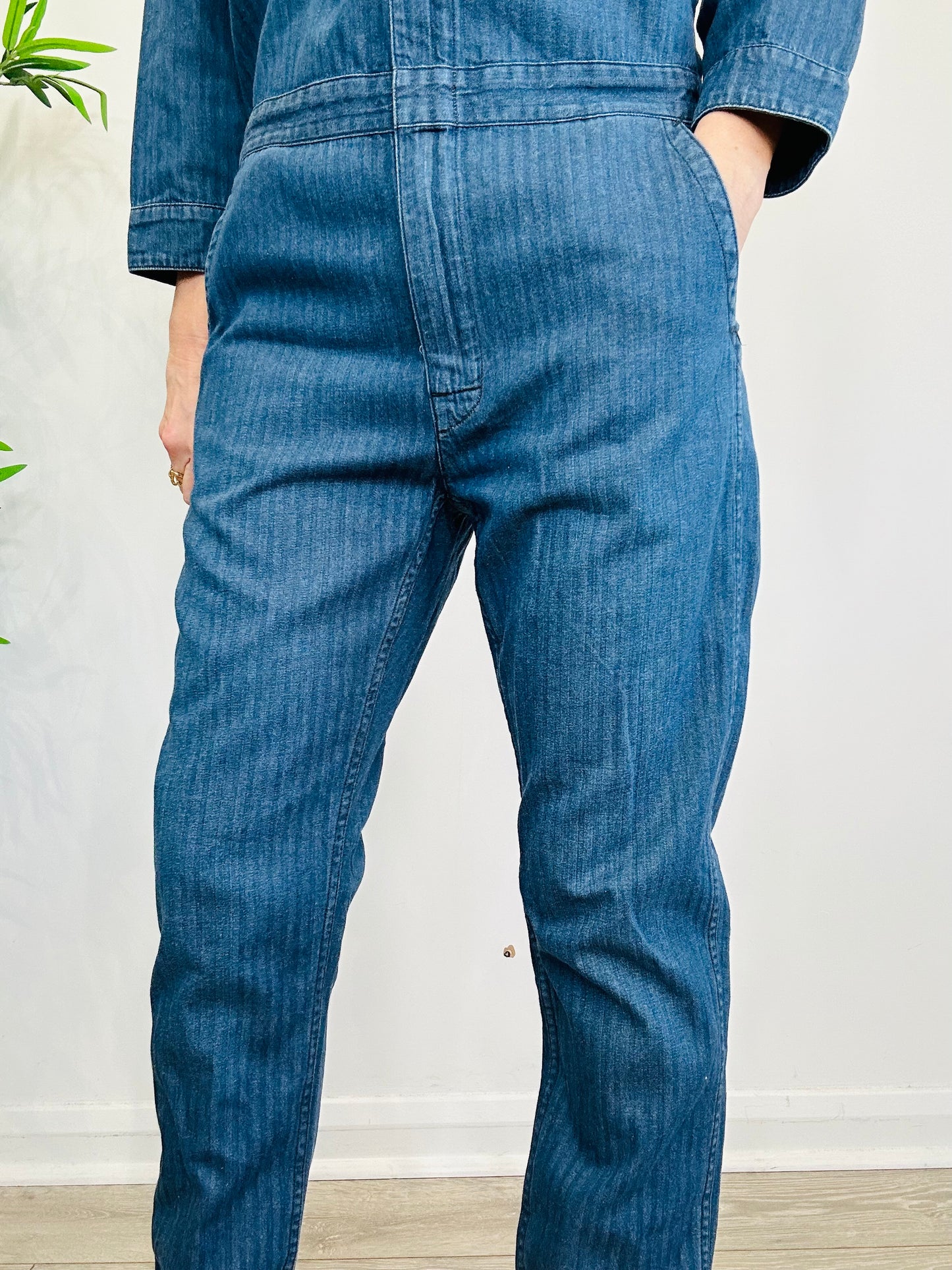 Denim Boilersuit - Size M