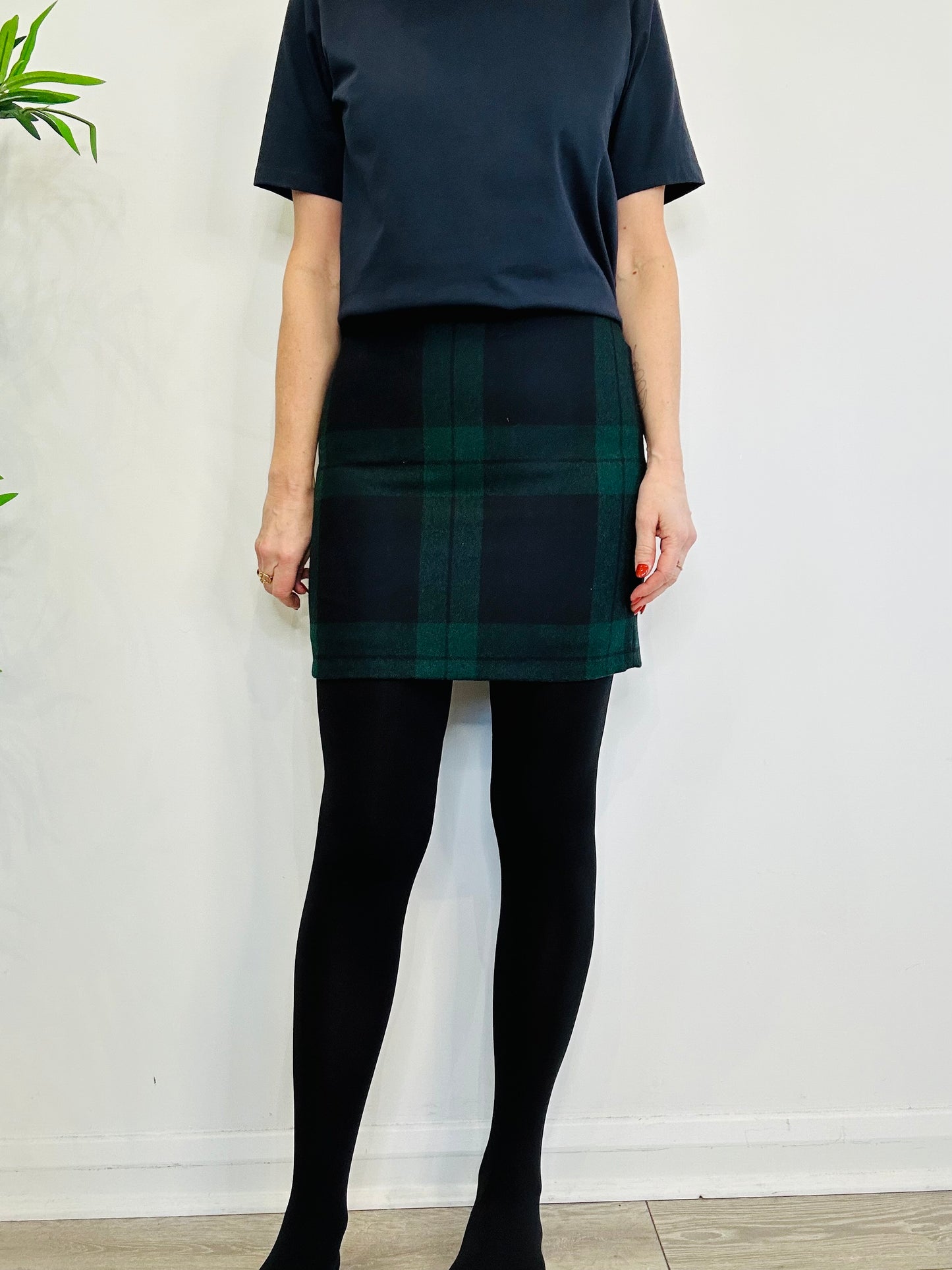 Tartan Mini Skirt - Size 10