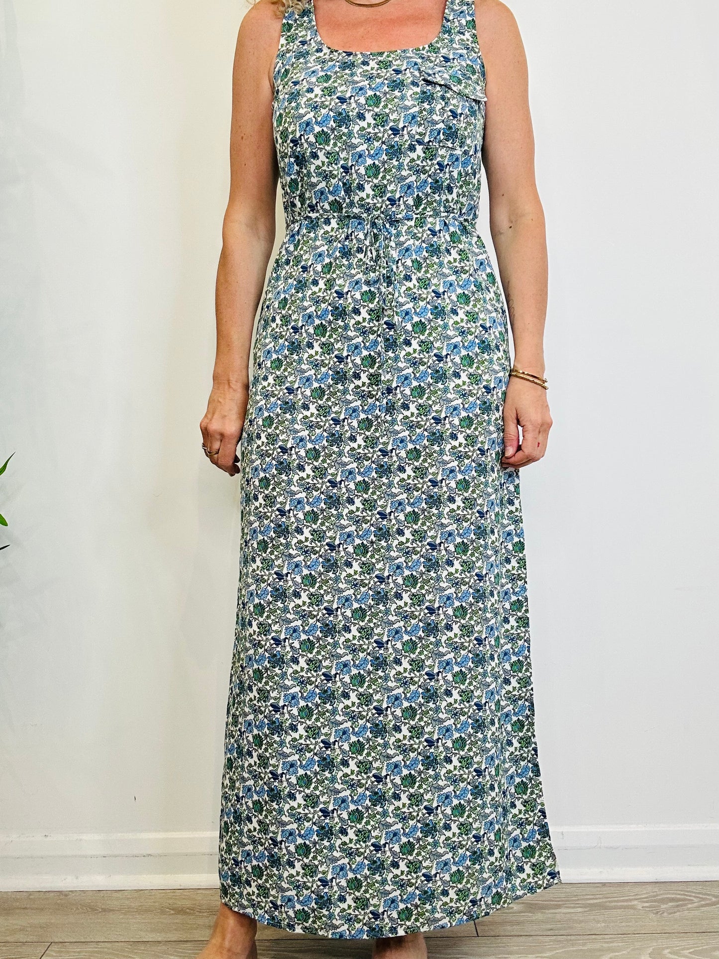Sleeveless Floral Dress - Size 36