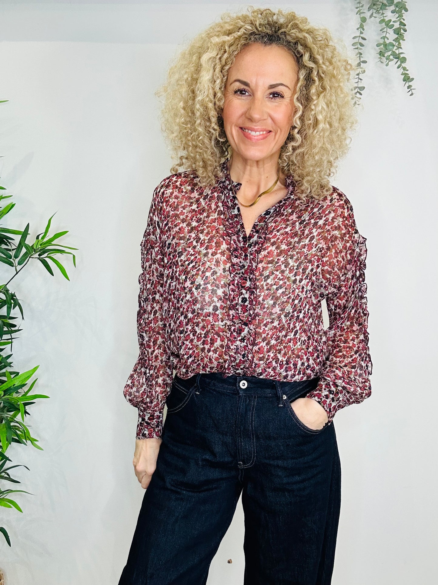 Floral Shirt - Size 38