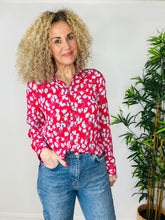 Load image into Gallery viewer, Floral Silk Shirt - Size L
